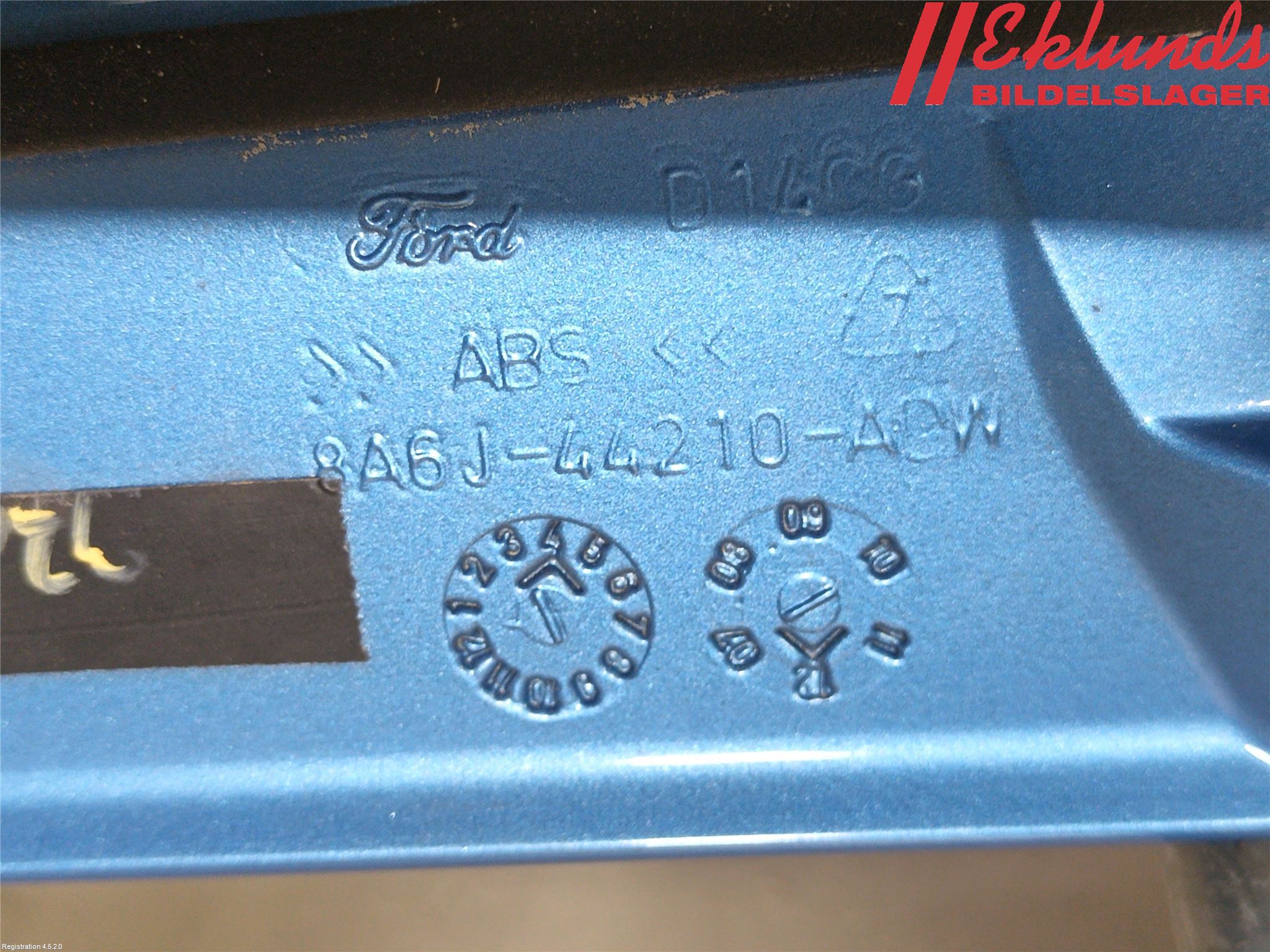 Ford FIESTA 09-12 Spoiler Baklucka