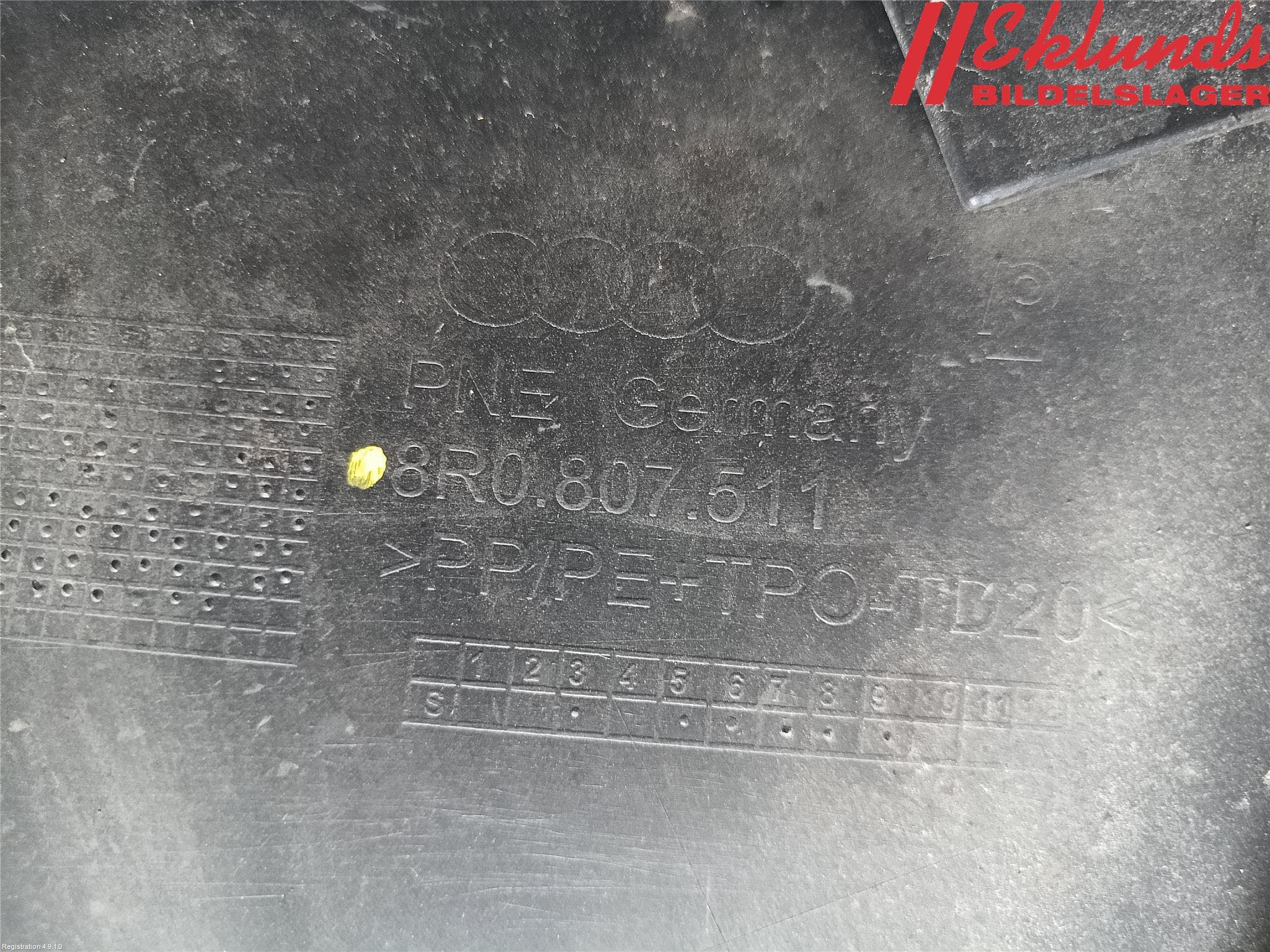 Audi Q5 09-16 Stötfångarbeklädnad Bak