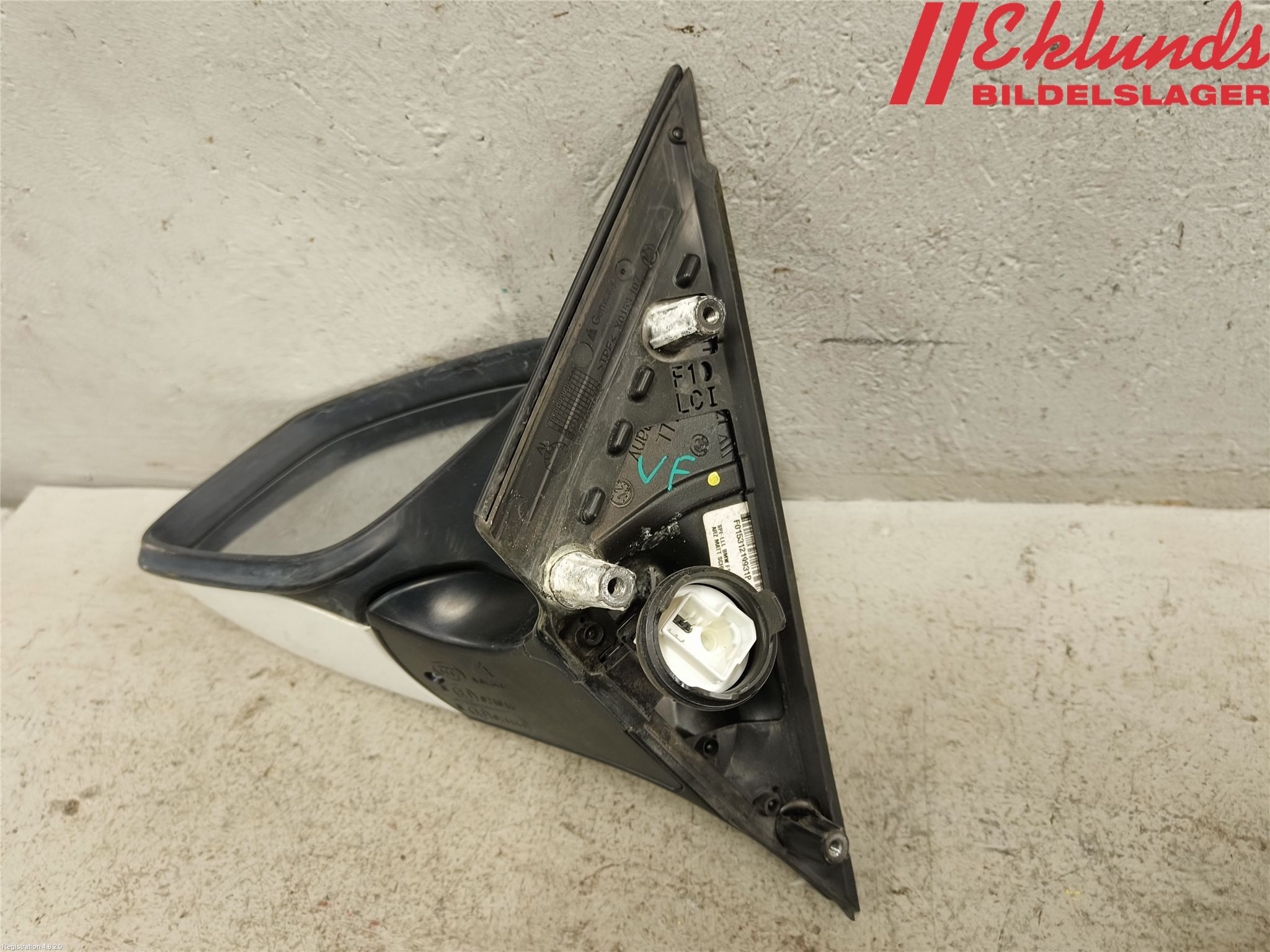 BMW 5 F10/F11/F18 09-17 Spegel Yttre El Vä