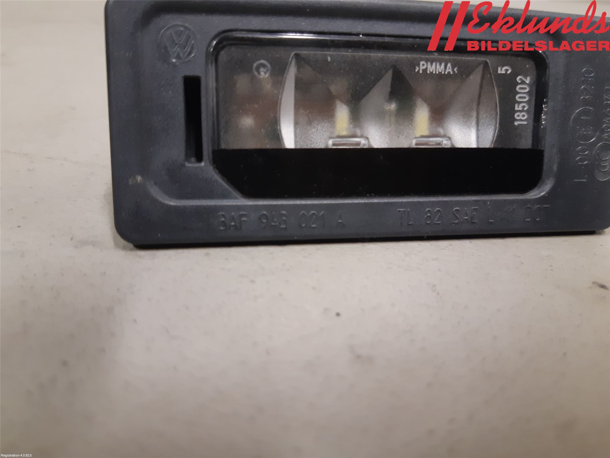 Volkswagen VW PASSAT 11-14 Skylt Belysning