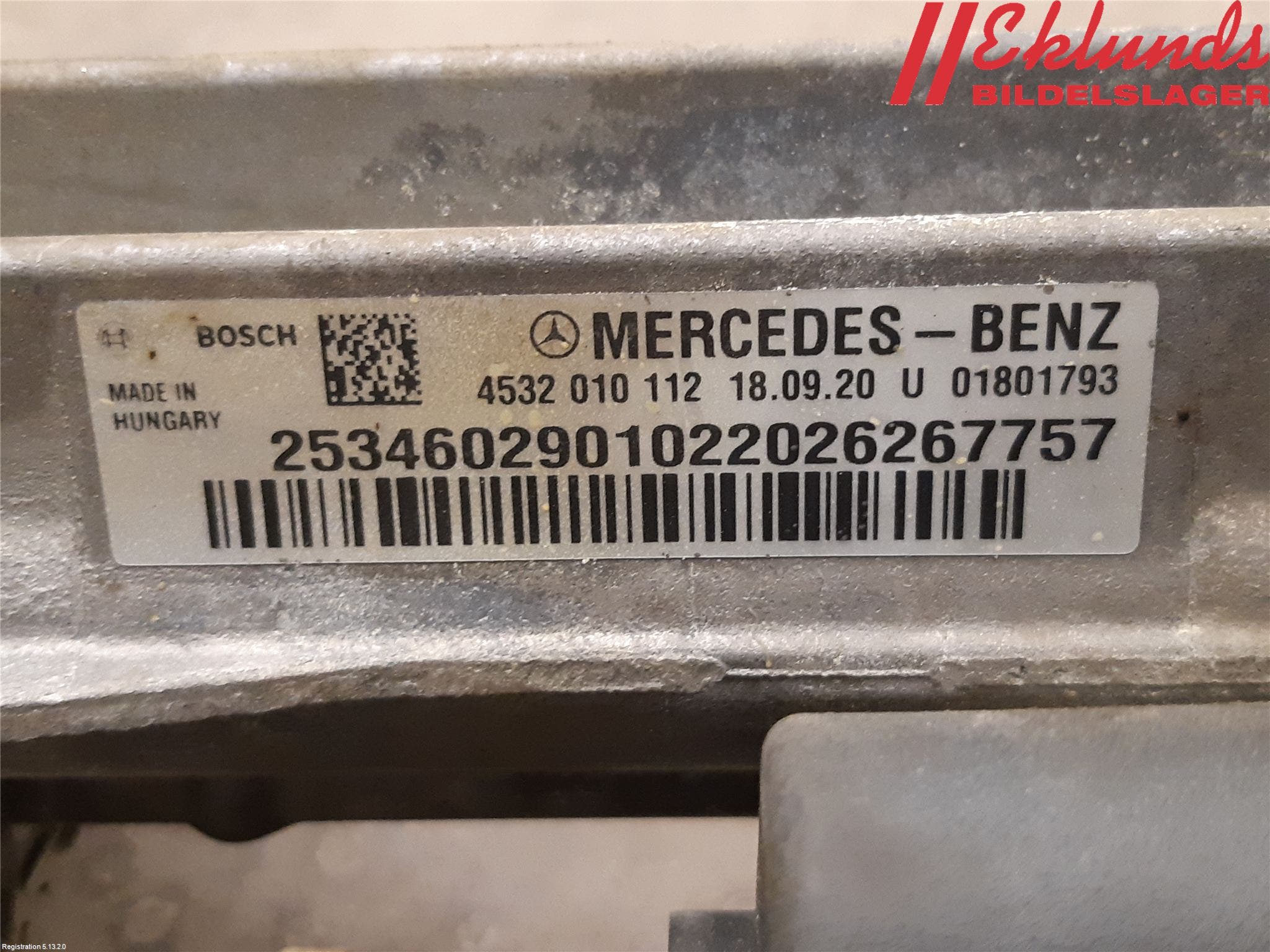 Mercedes-Benz MB EQC (N293) 20- Styrväxel Servo -Snäcka