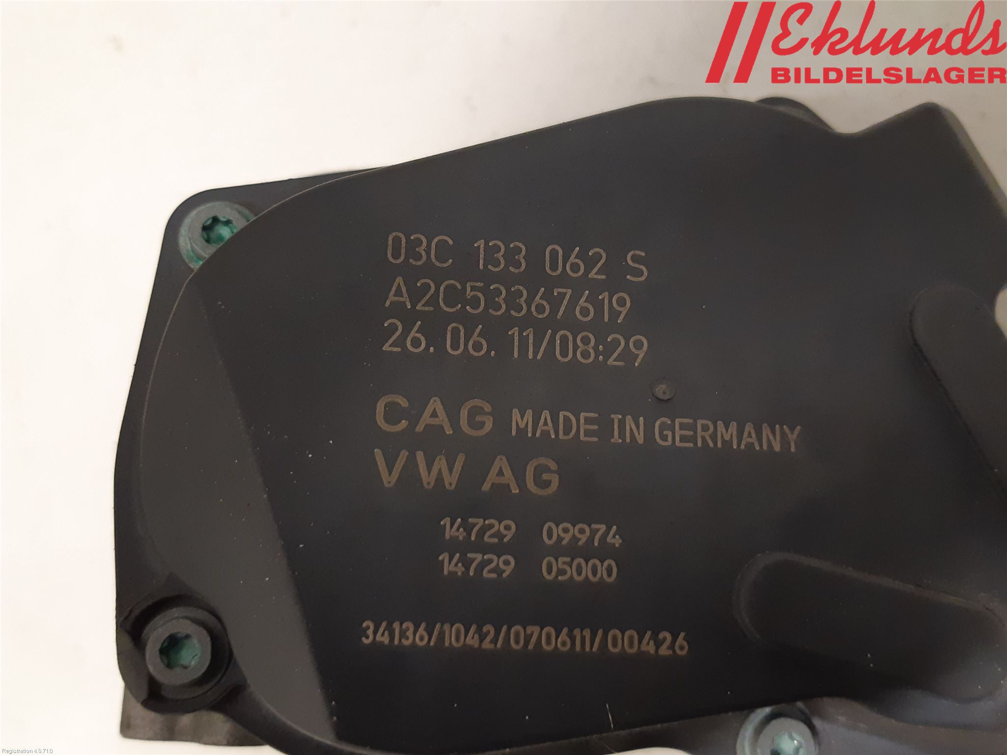Volkswagen VW GOLF VI 09-13 Injspjällhus