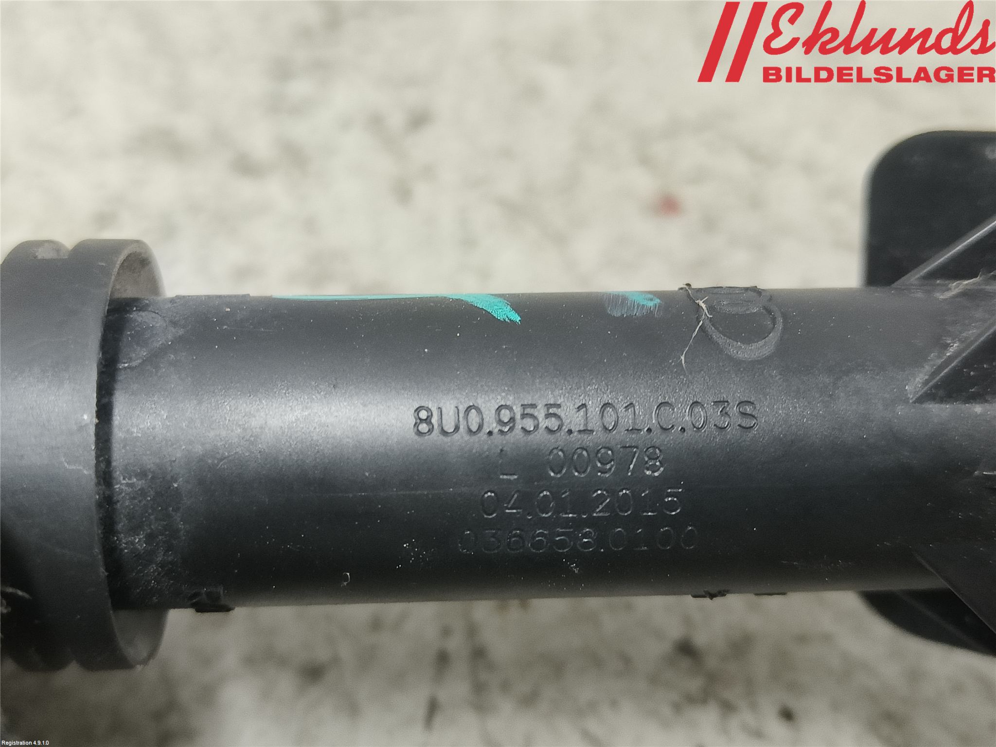 Audi Q3 8U 12-18 Spolarmunstycke Strålkastare