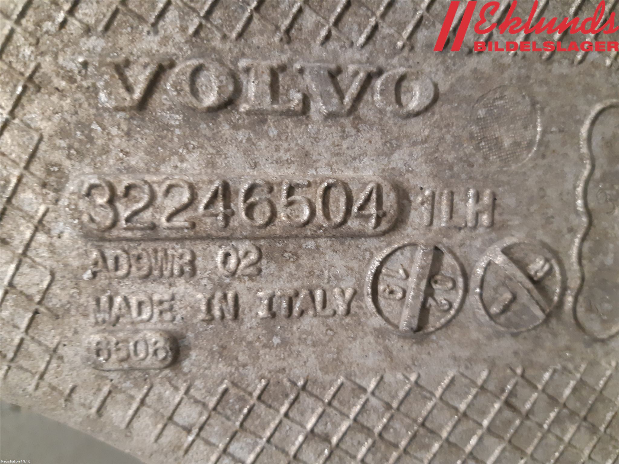 Volvo V60 19- Bärarm Bak Vänster