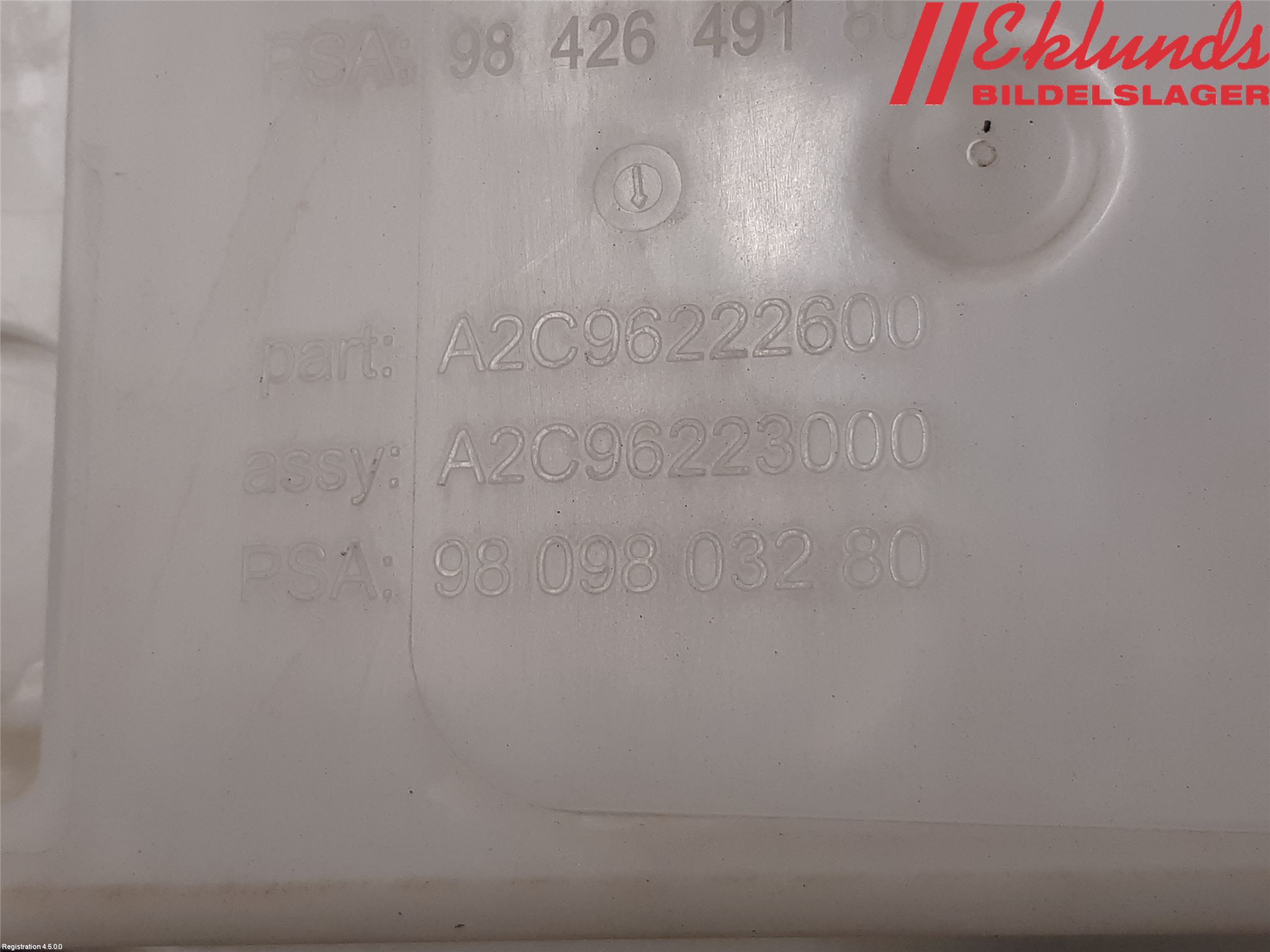 Citroen JUMPY/E-JUMPY 16- Spolartank Vindruta