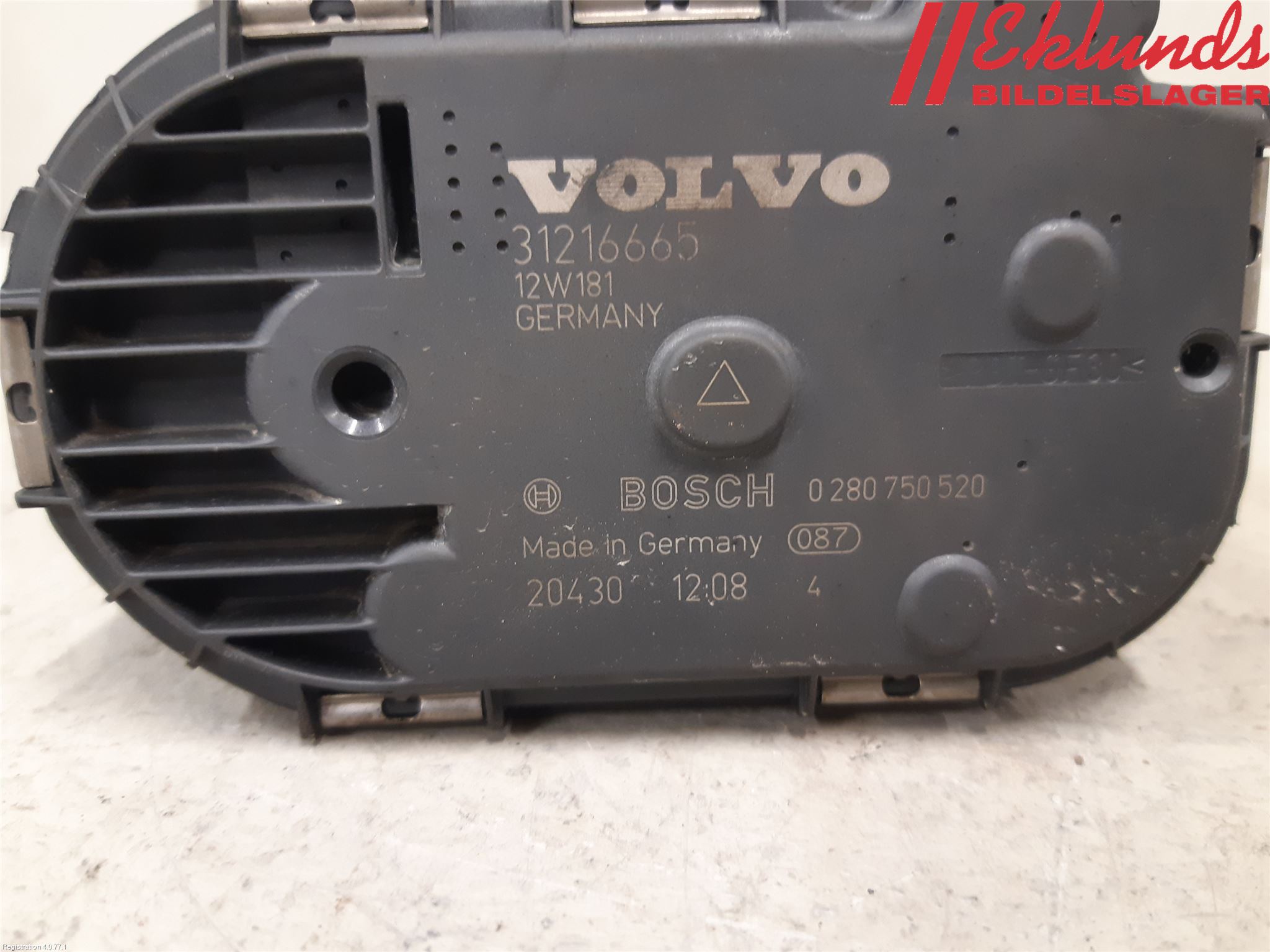 Volvo V70 08-13 Injspjällhus