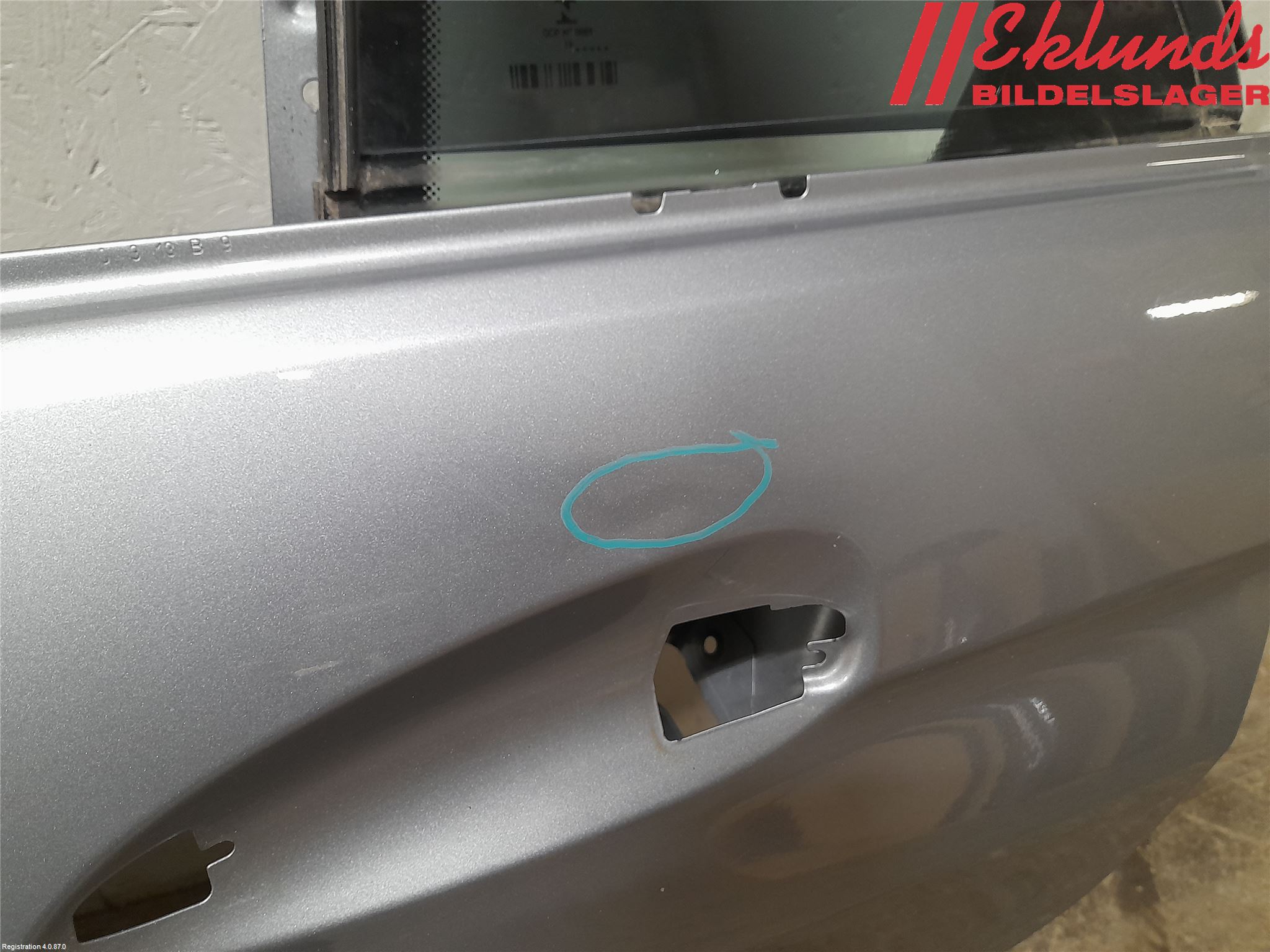 Mercedes-Benz MB E-KLASS (W212) 09-16 Dörr Bak Vänster