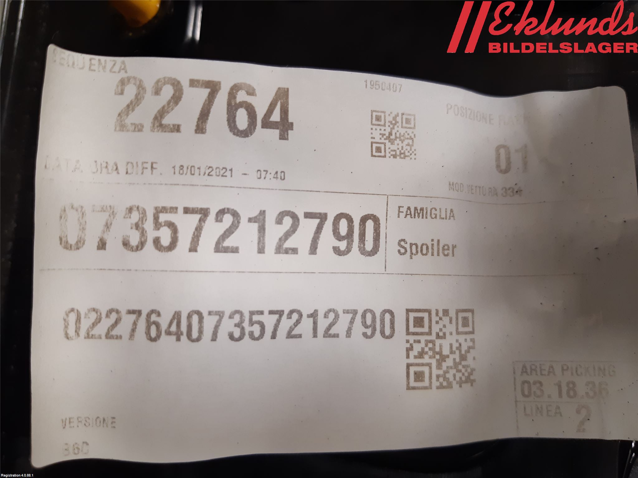 Fiat 500X 15- Spoiler Baklucka