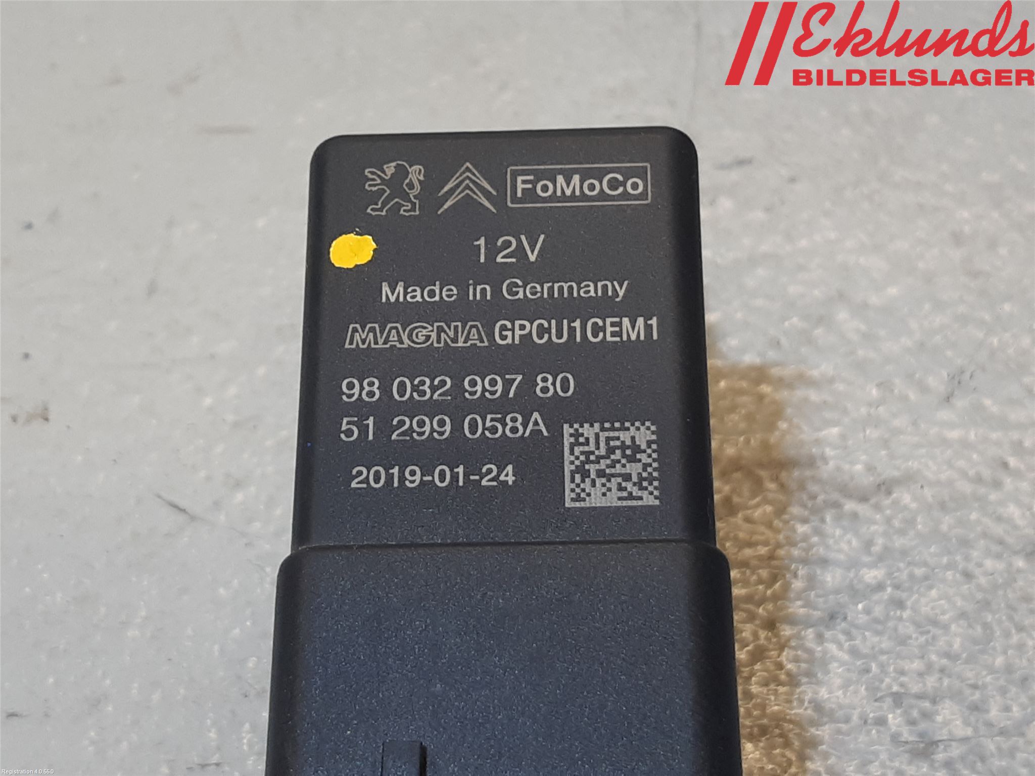 Peugeot EXPERT/E-EXPERT 17- Relä Glödning Diesel