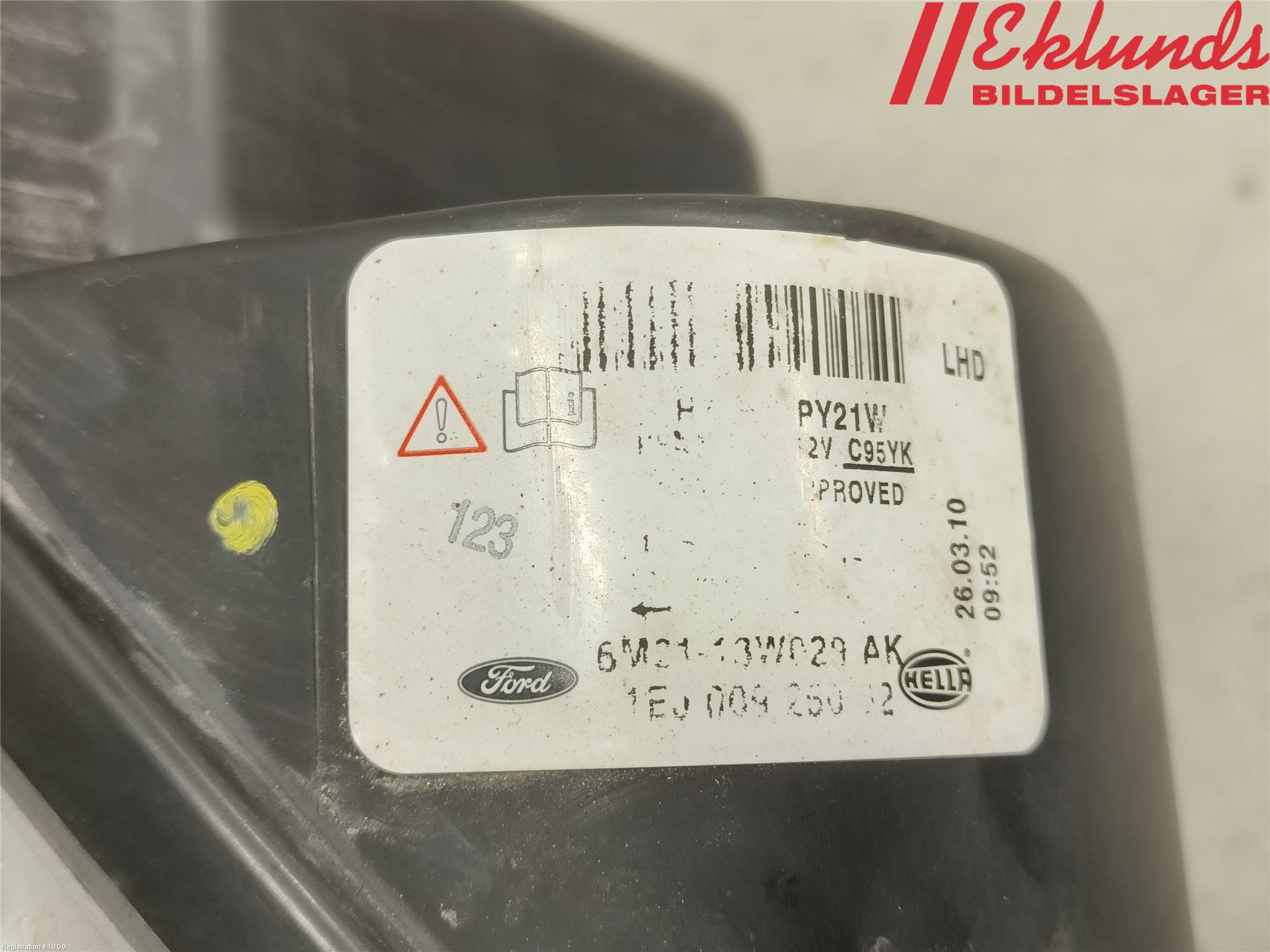 Ford GALAXY 06-15 Strålkastare Höger