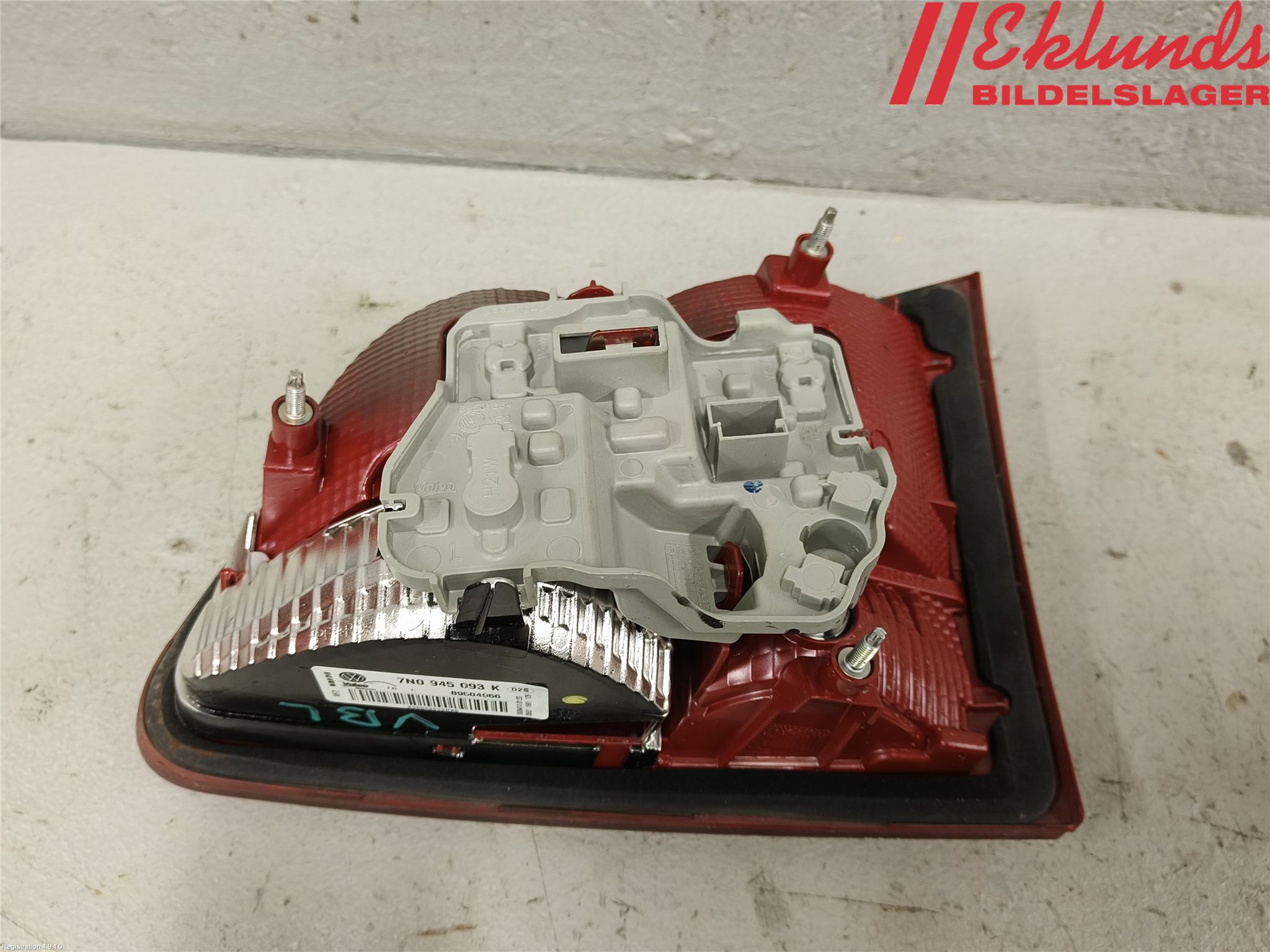 Volkswagen VW SHARAN 11- Bakljus Lucka Vä