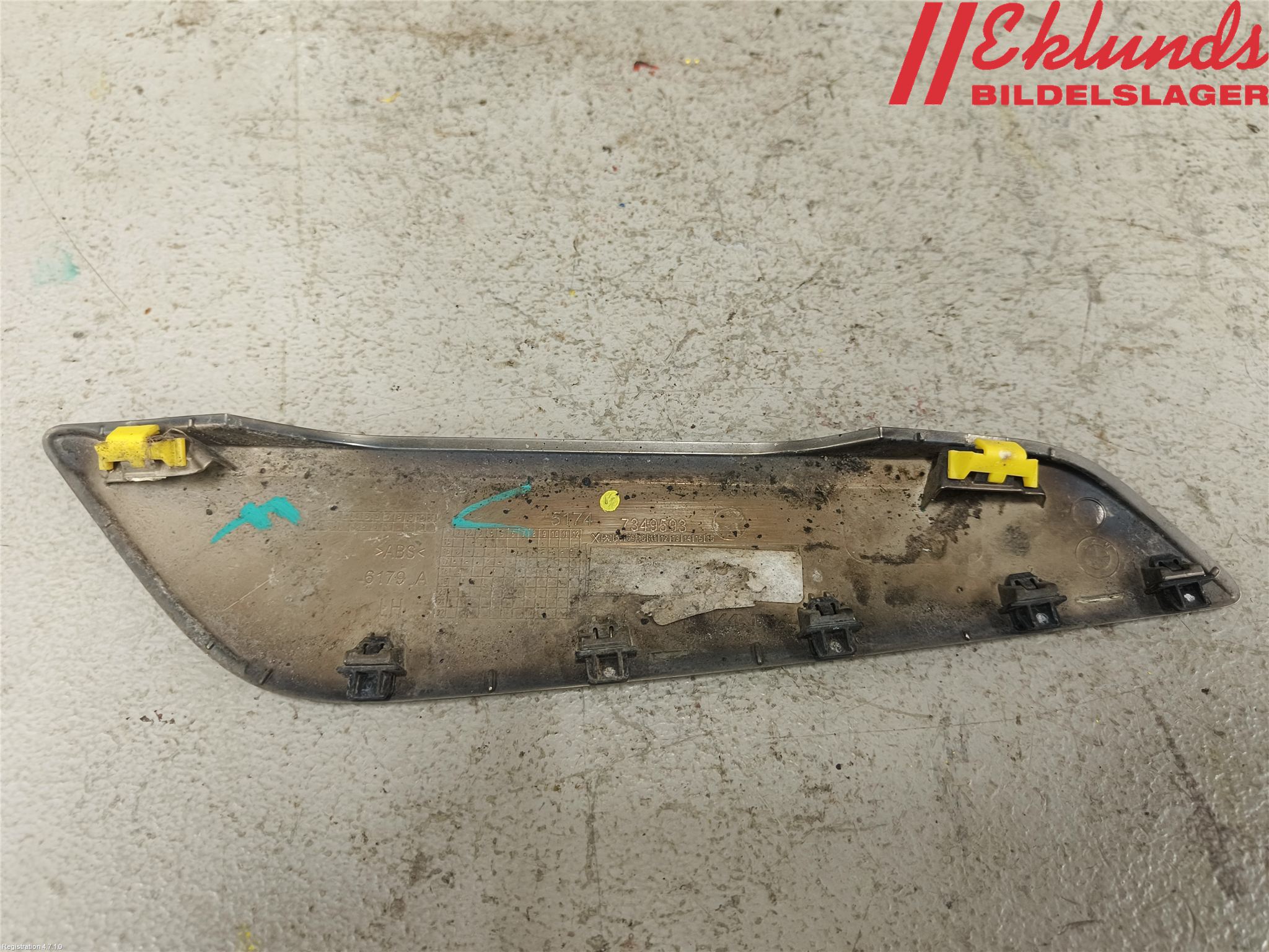 BMW 5 G30/G31/F90 17-23 List Framskärm Vä