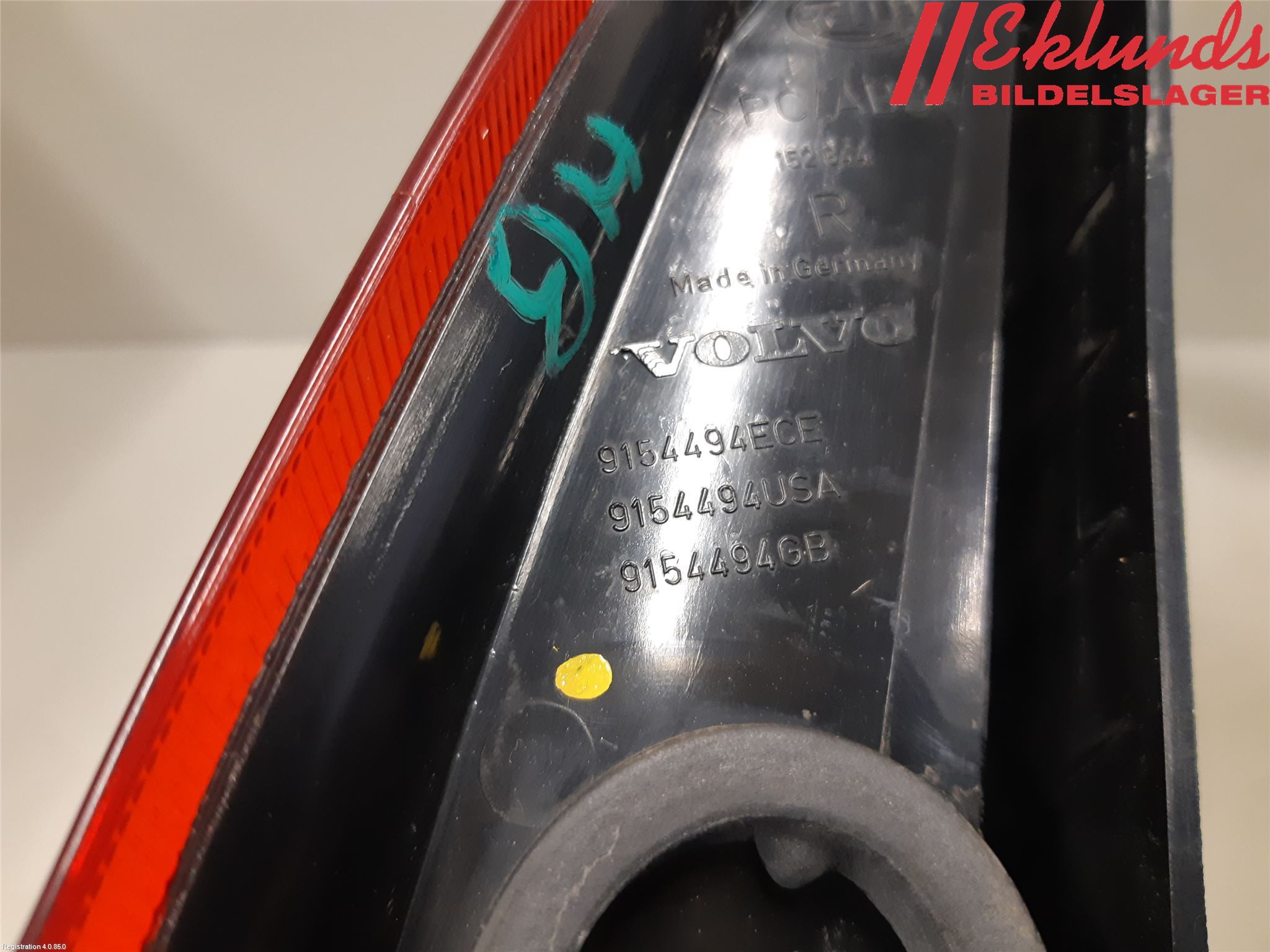 Volvo V70 00-04 Bakljus Höger