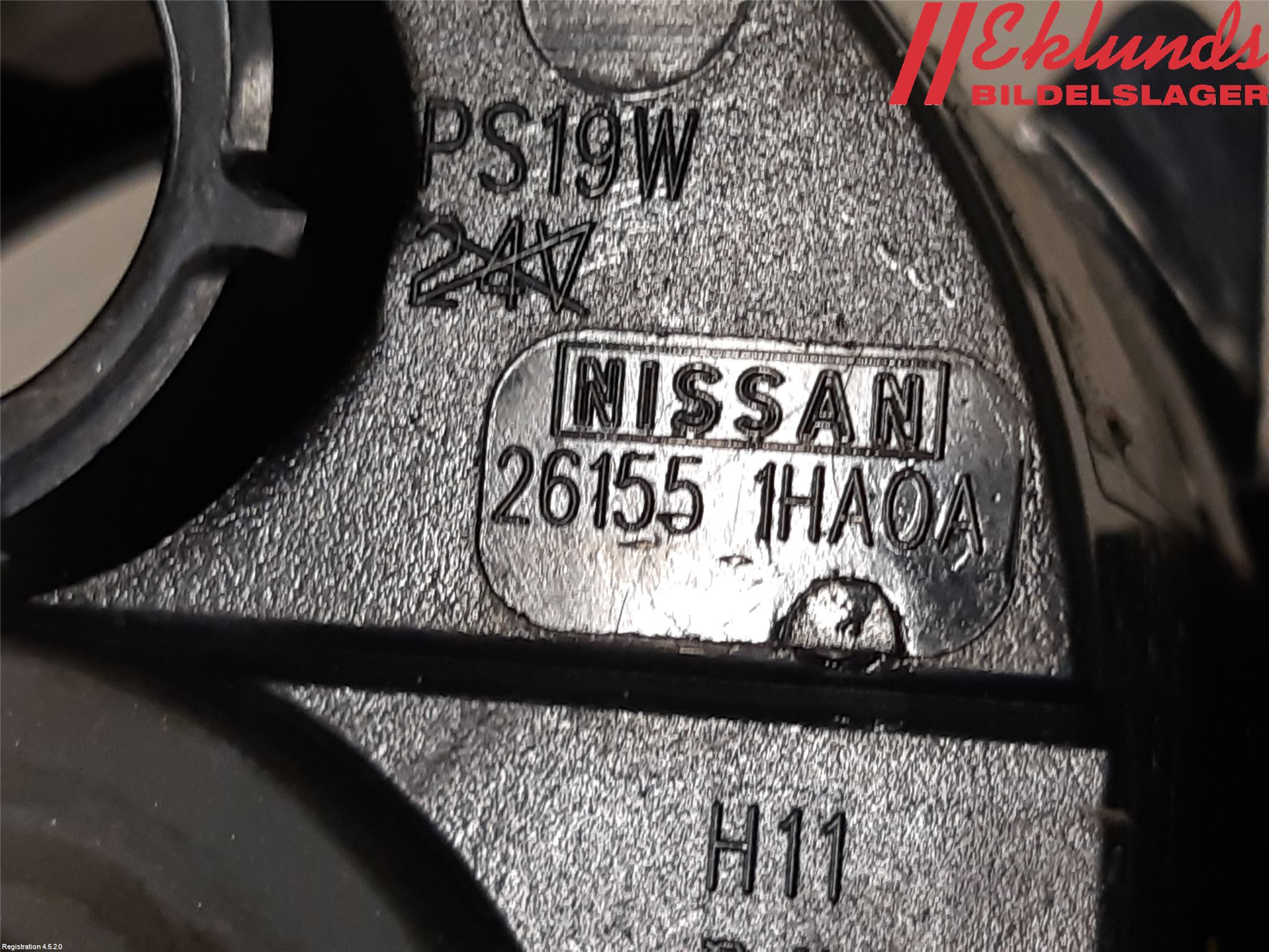 Nissan PULSAR Dimljus-Varselljus Fram