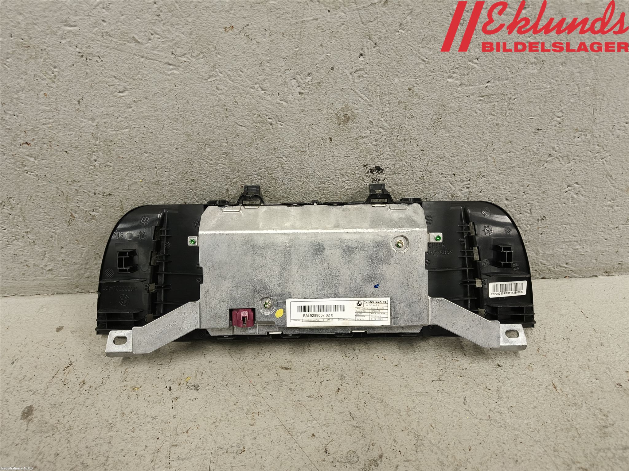 BMW 5 F10/F11/F18 09-17 Bildskärm