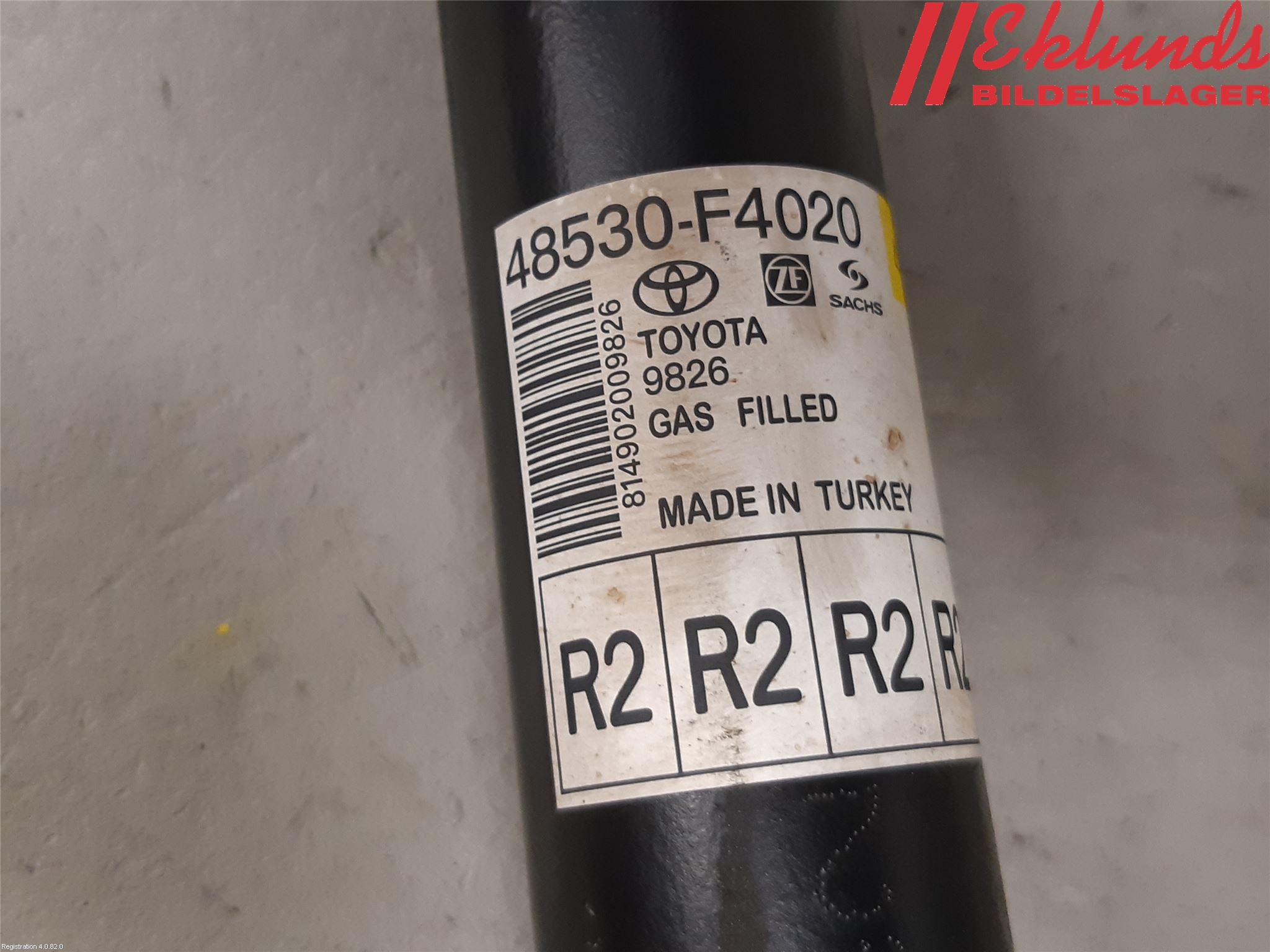 Toyota C-HR 16-23 Stötdämpare Bak