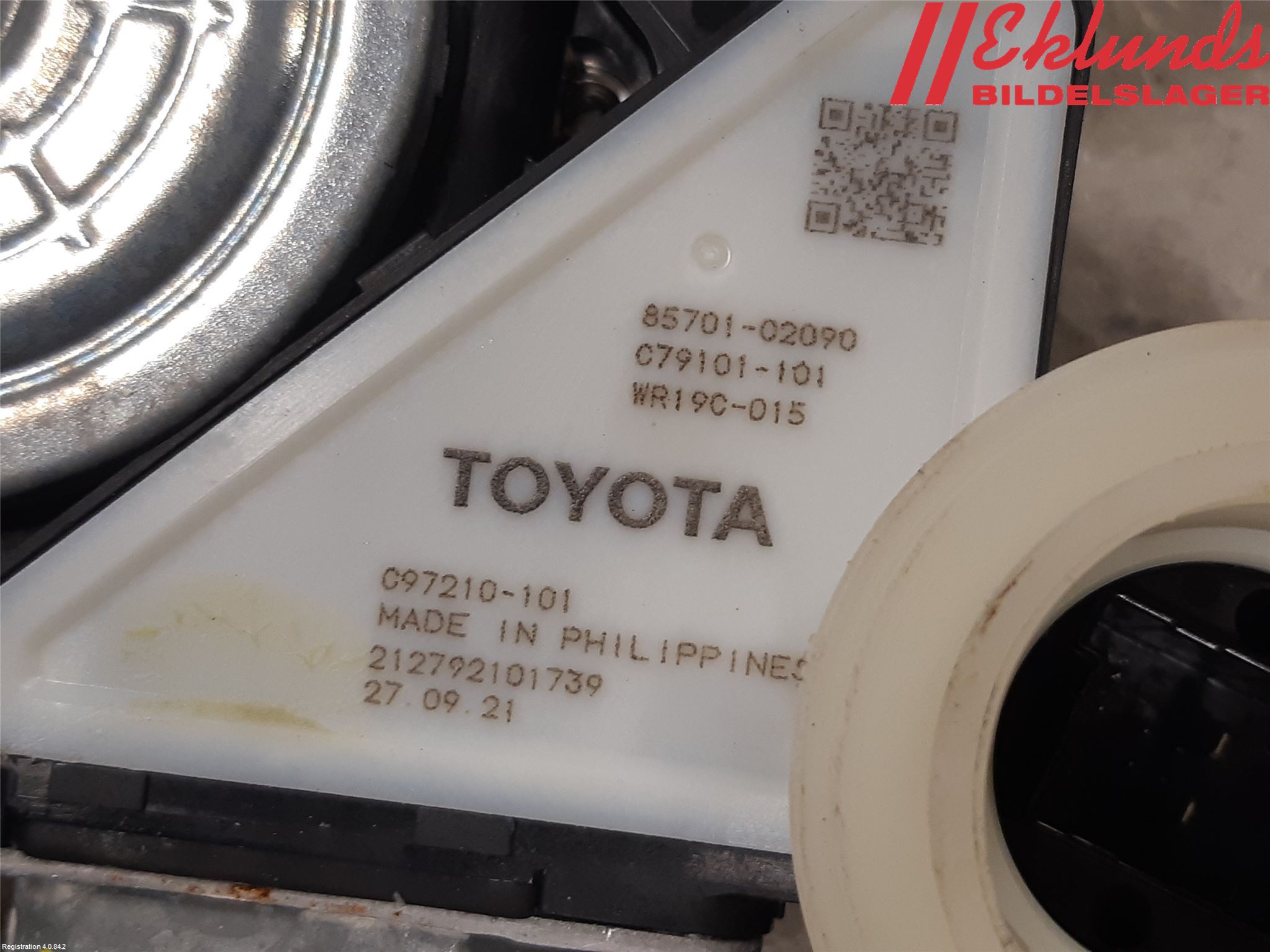 Toyota COROLLA 19- Fönsterhiss El Kompl