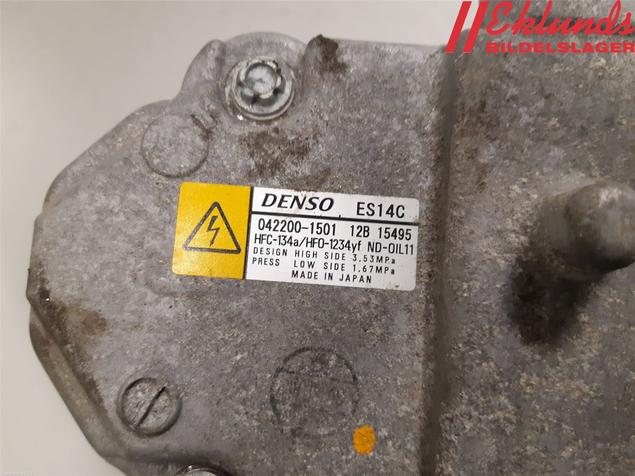 Toyota YARIS XP130 15-20 Ac Kompressor