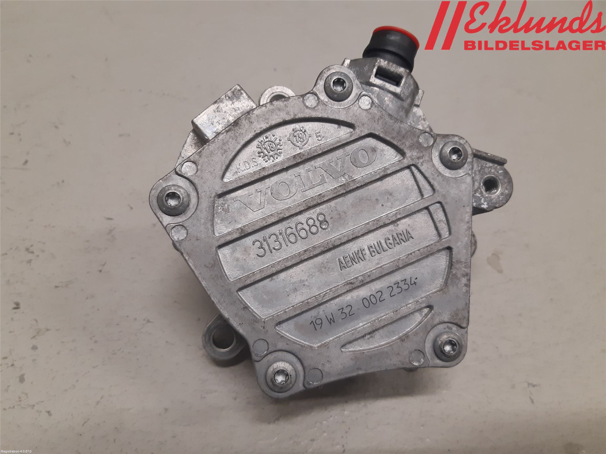 Volvo V60 19- Vakuumpump