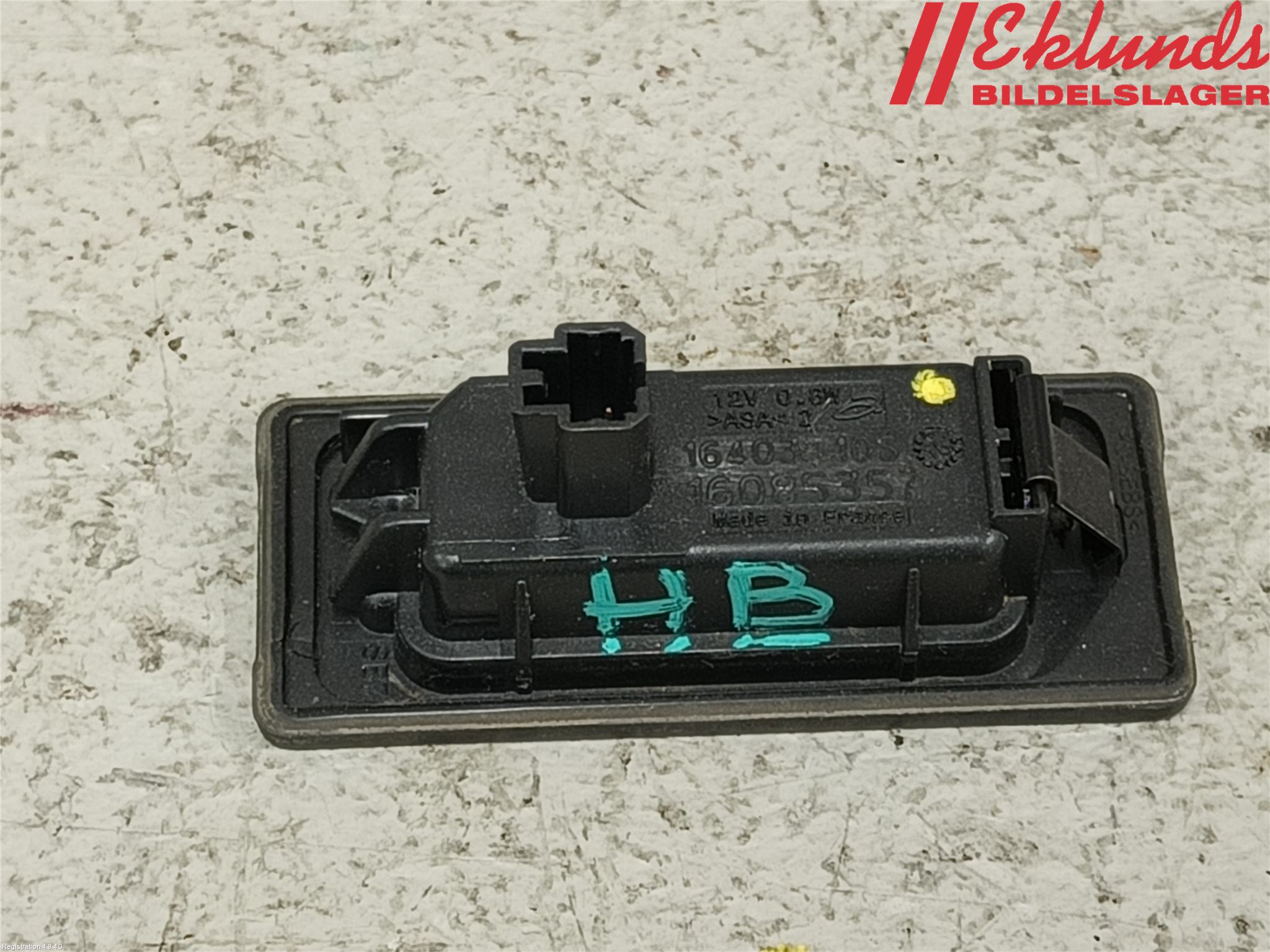 Volkswagen VW GOLF / E-GOLF VII 13-20 Skylt Belysning