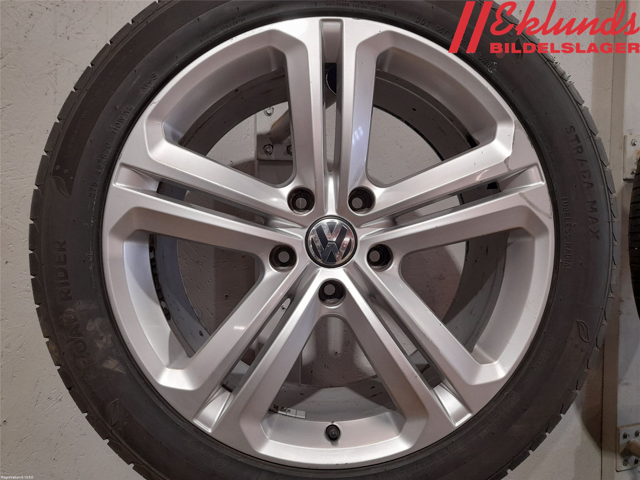 Volkswagen VW TOUAREG 7P 11-18 Sommardäck Alumfälg 4St