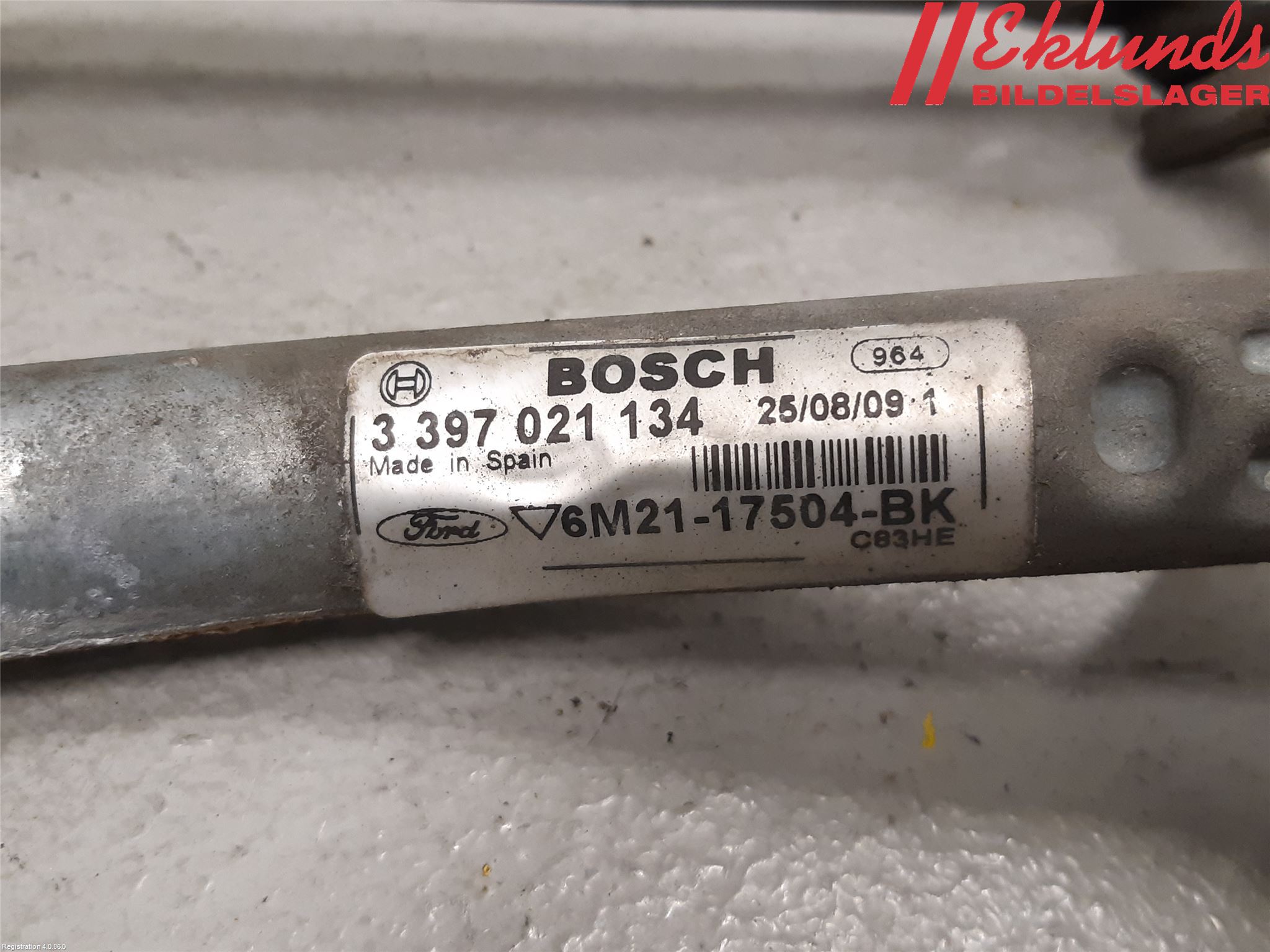 Ford GALAXY 06-15 Torkarmekanism Vindruta