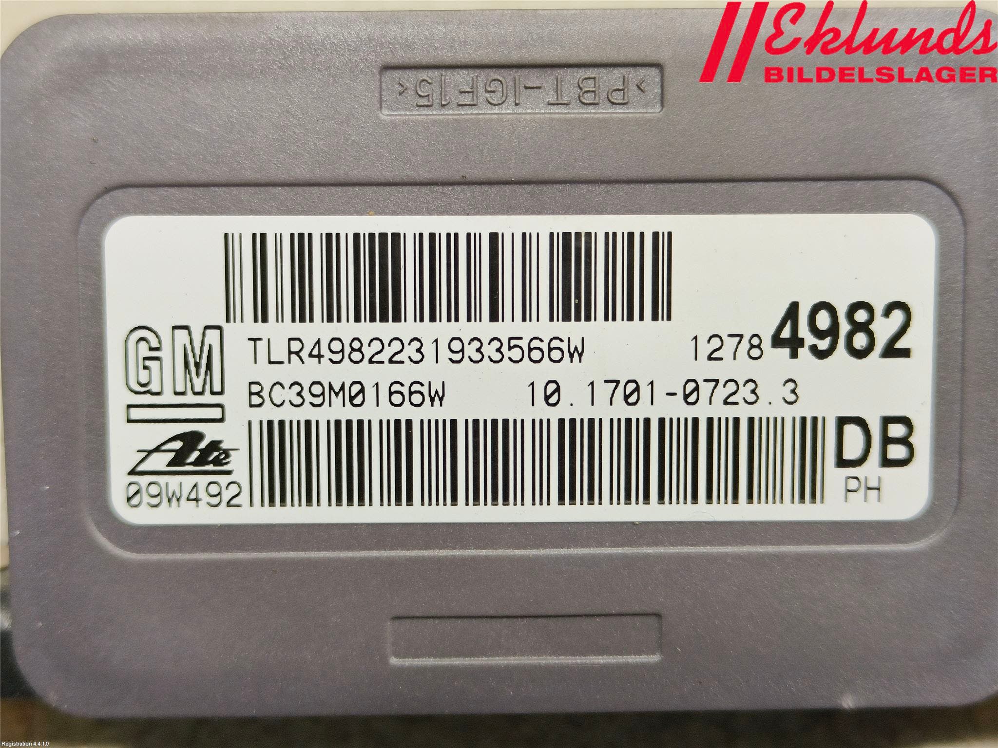 Opel ASTRA J 10-15 Givare Accelaration