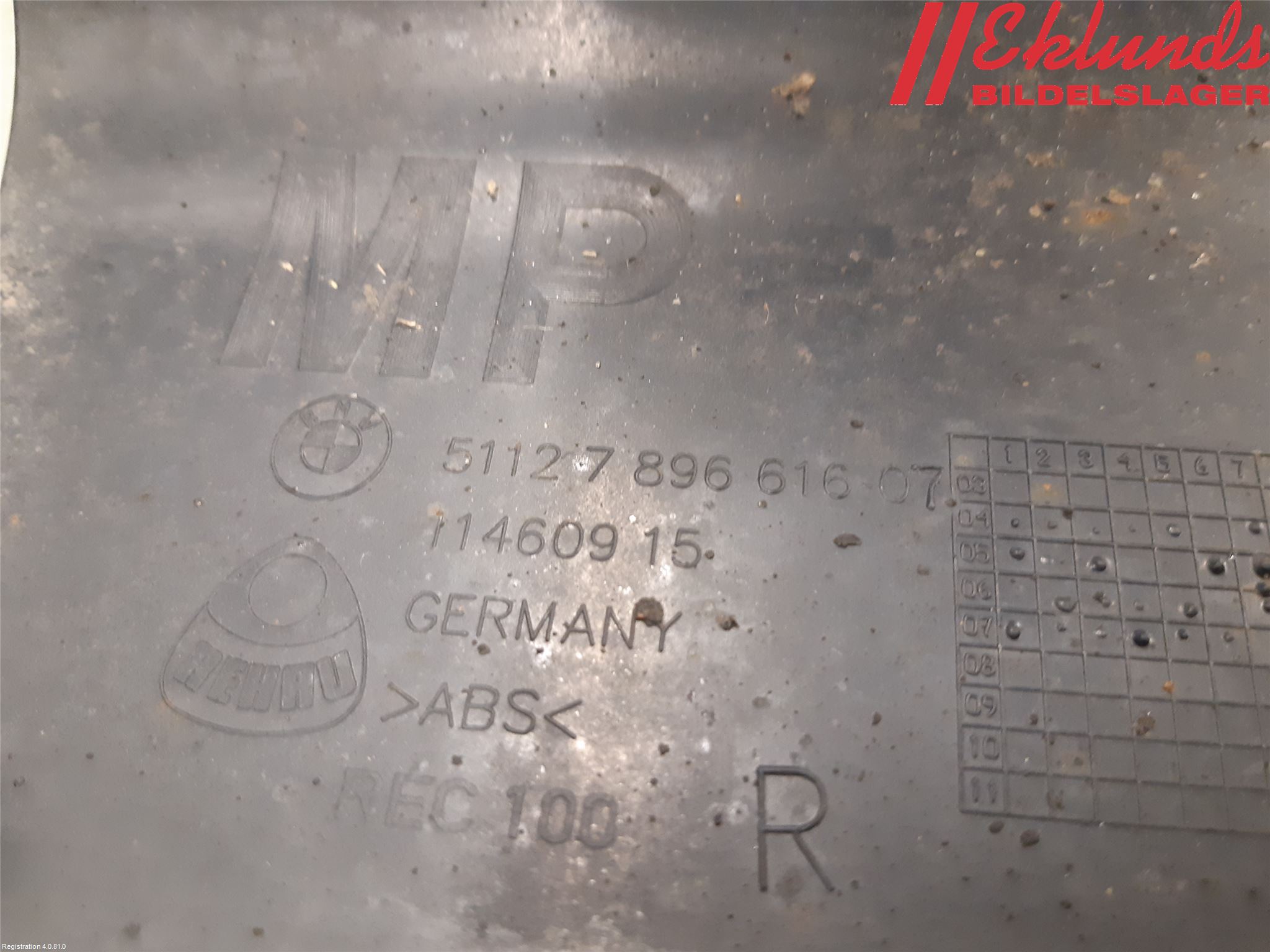 BMW 5 E60/61 Sed/Tou 02-10 Stötfångarfäste Bak Hö
