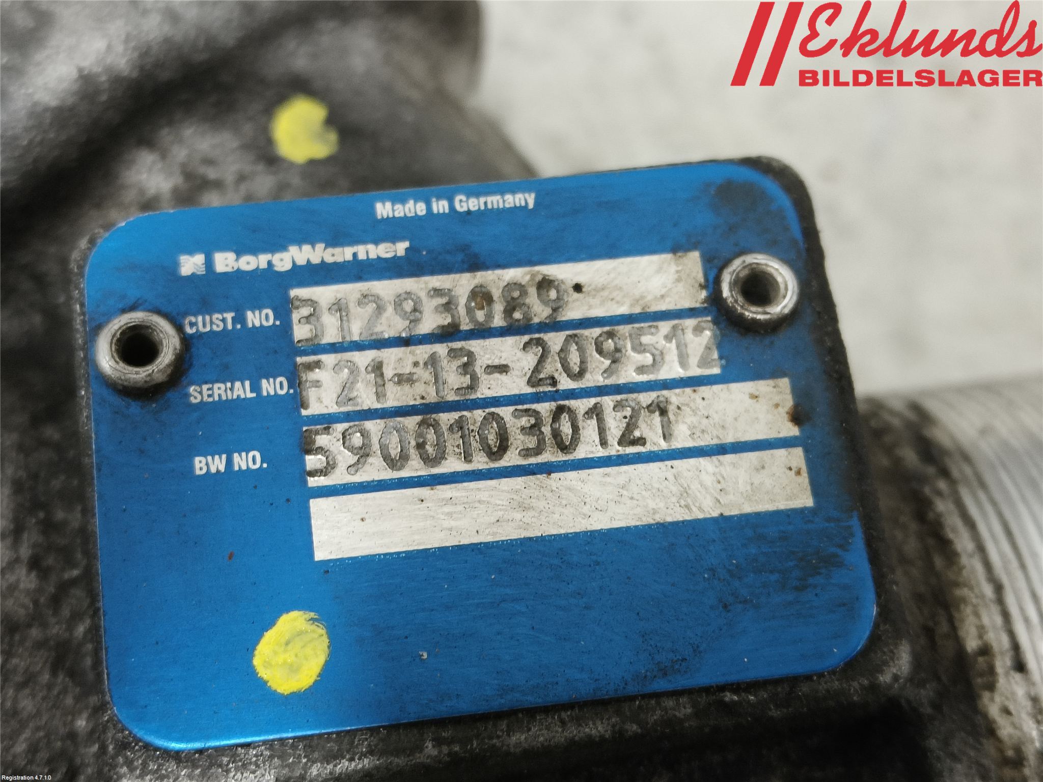 Volvo V70 14-16 Wastegateventil