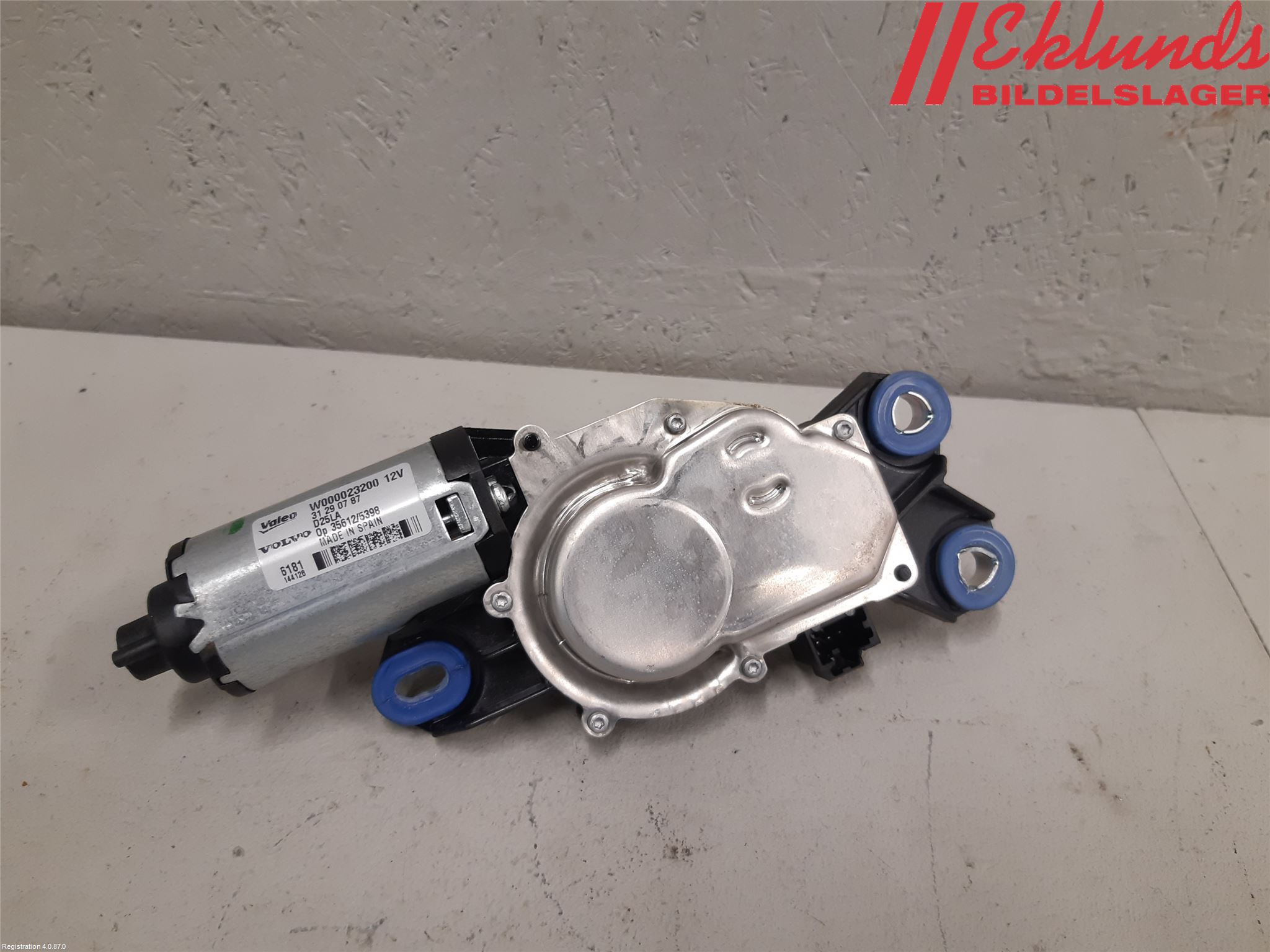 Volvo V70 08-13 Torkarmotor Baklucka