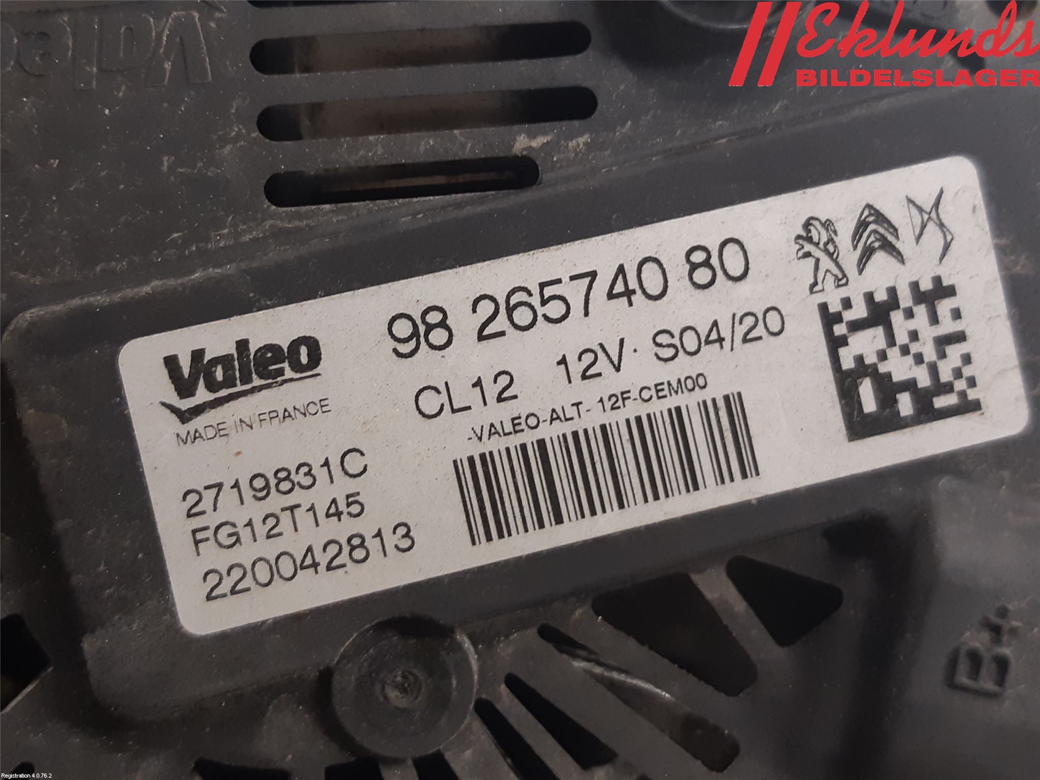 Citroen C3 AIRCROSS 18-23 Generator