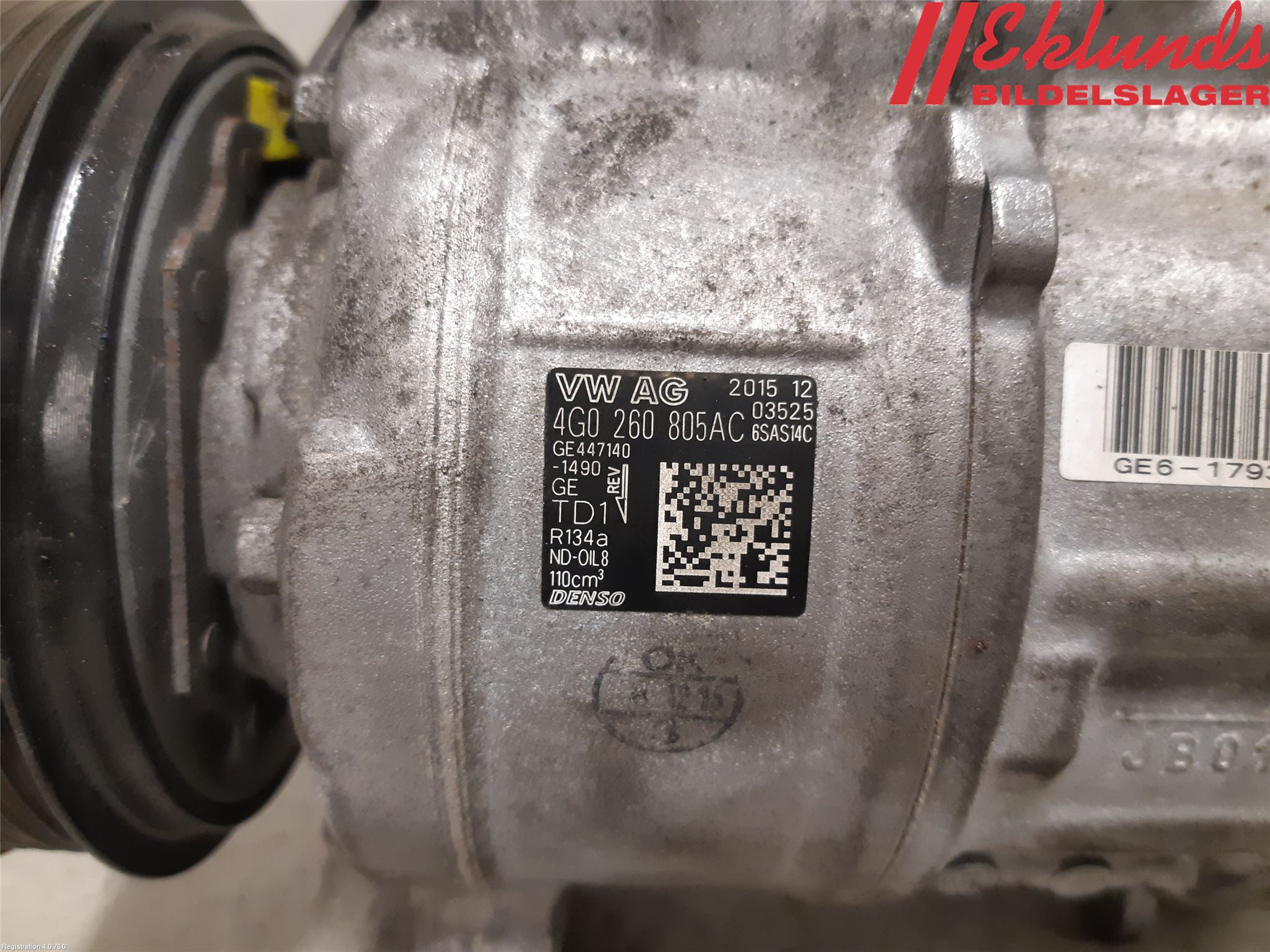 Audi A6/S6 4G 11-18 Ac Kompressor