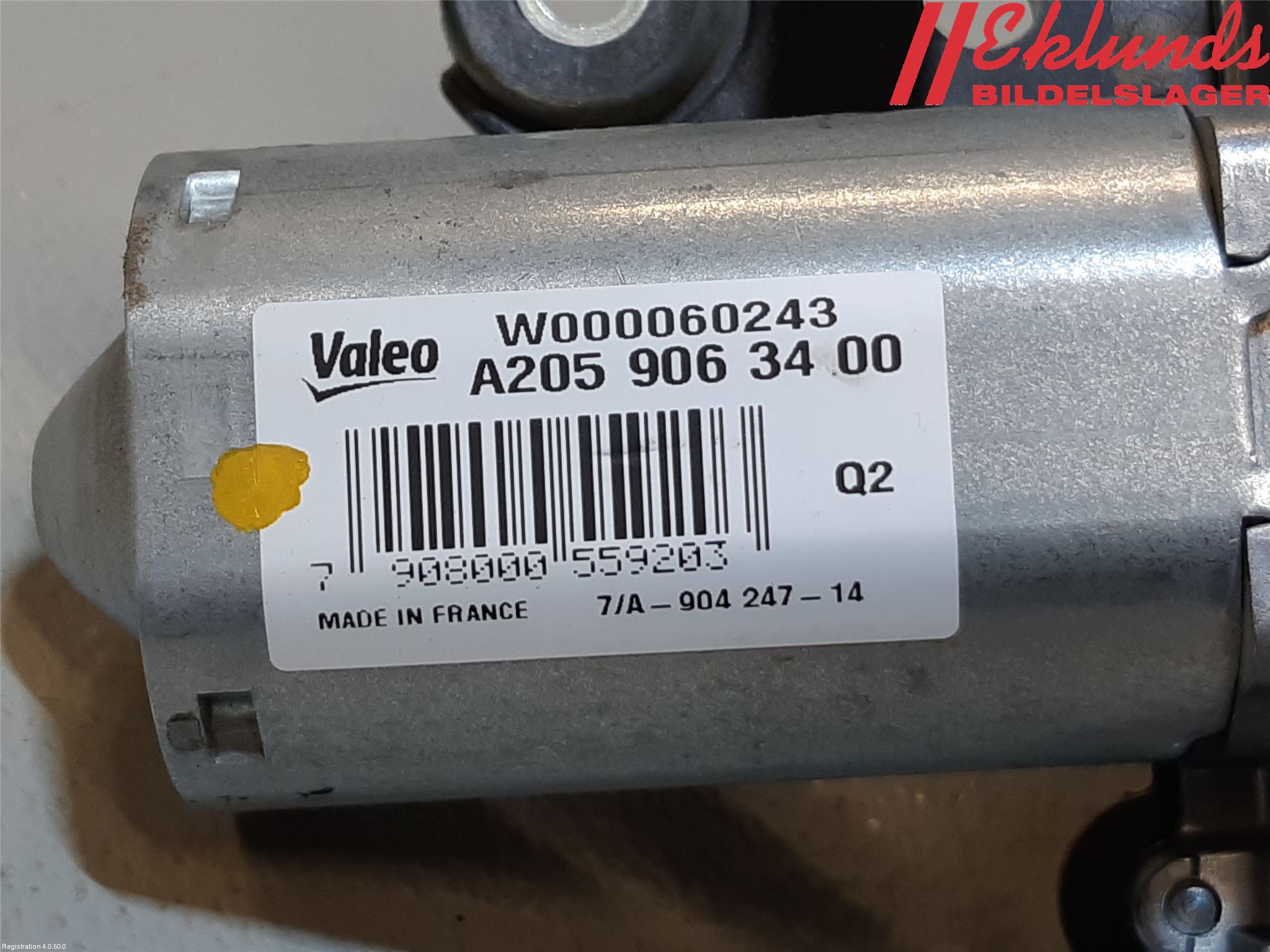 Mercedes-Benz MB C-KLASS (W205) 14-21 Torkarmotor Baklucka