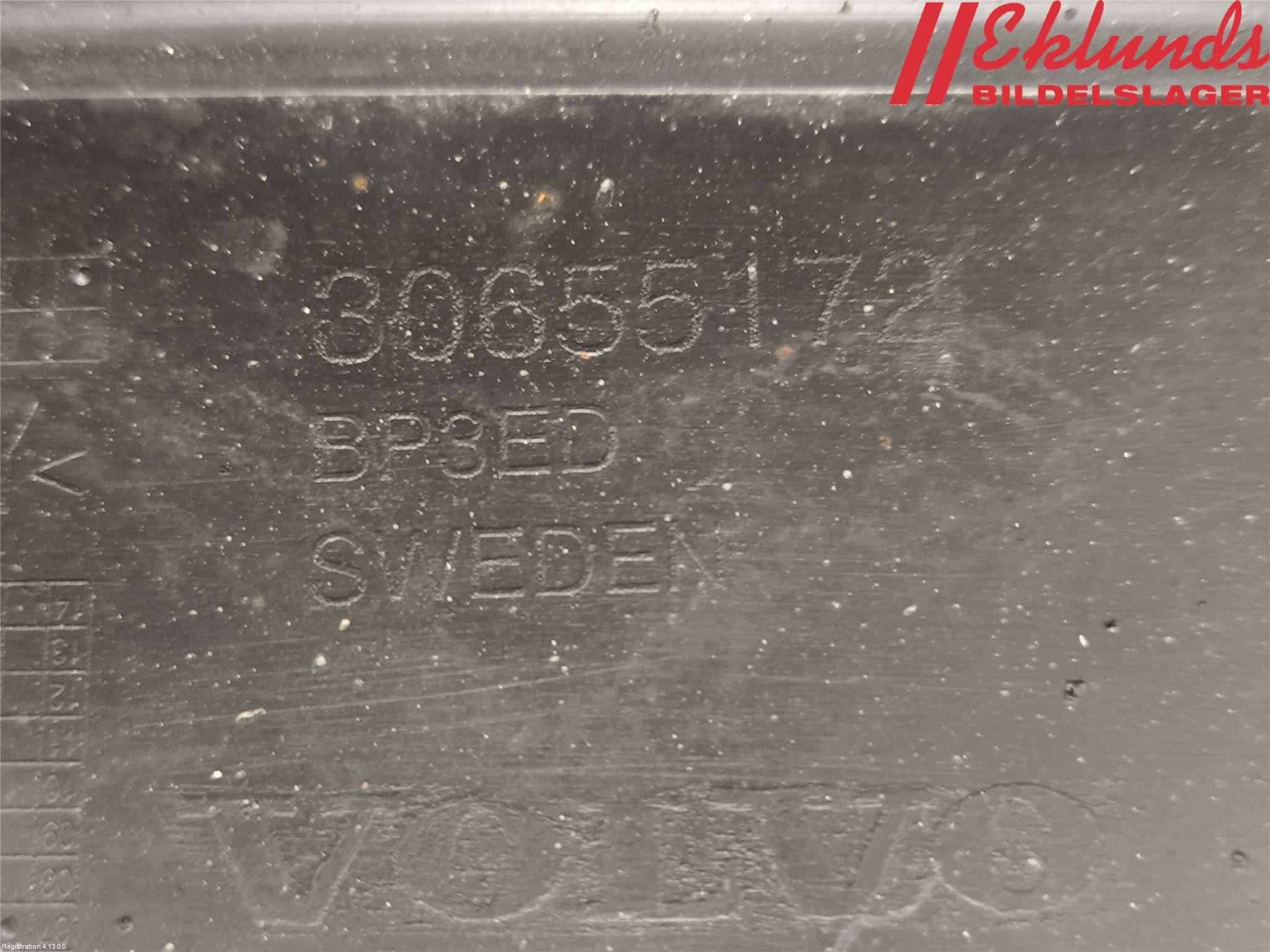 Volvo V70 08-13 Hasplåt Plåt-Plast