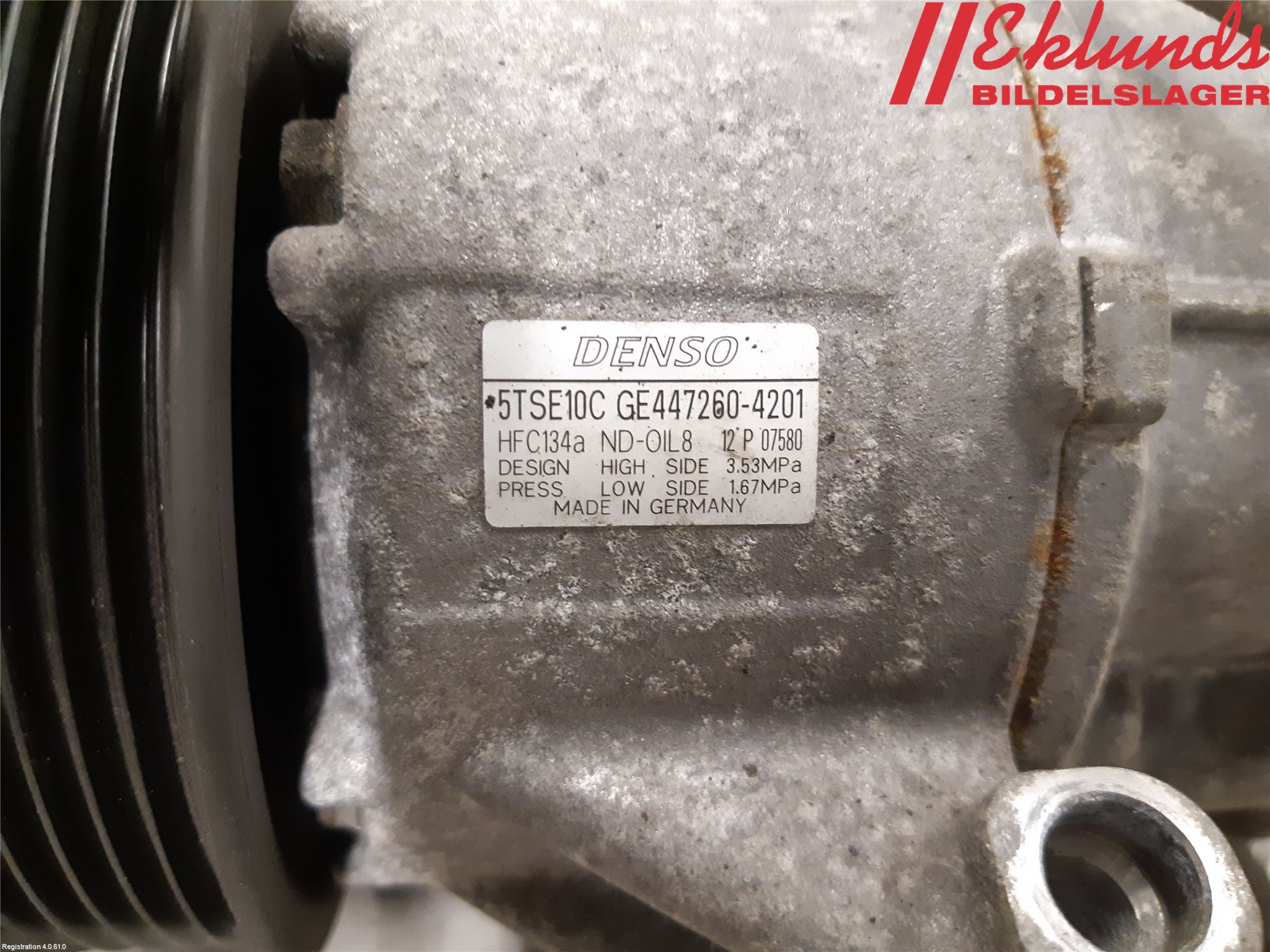 Toyota YARIS XP130 12-14 Ac Kompressor