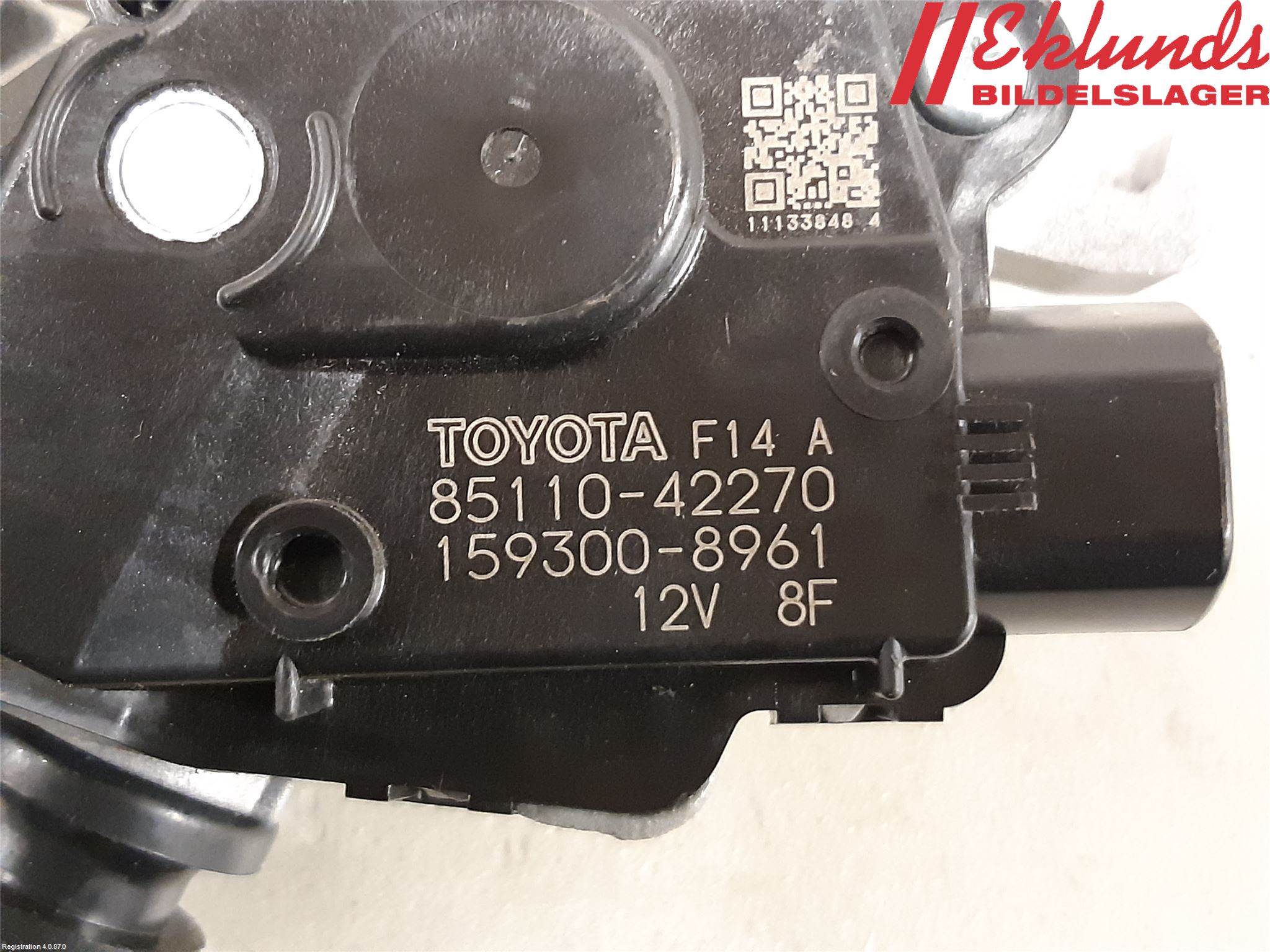 Lexus NX 340h/450h+ 21- Torkarmotor Vindruta