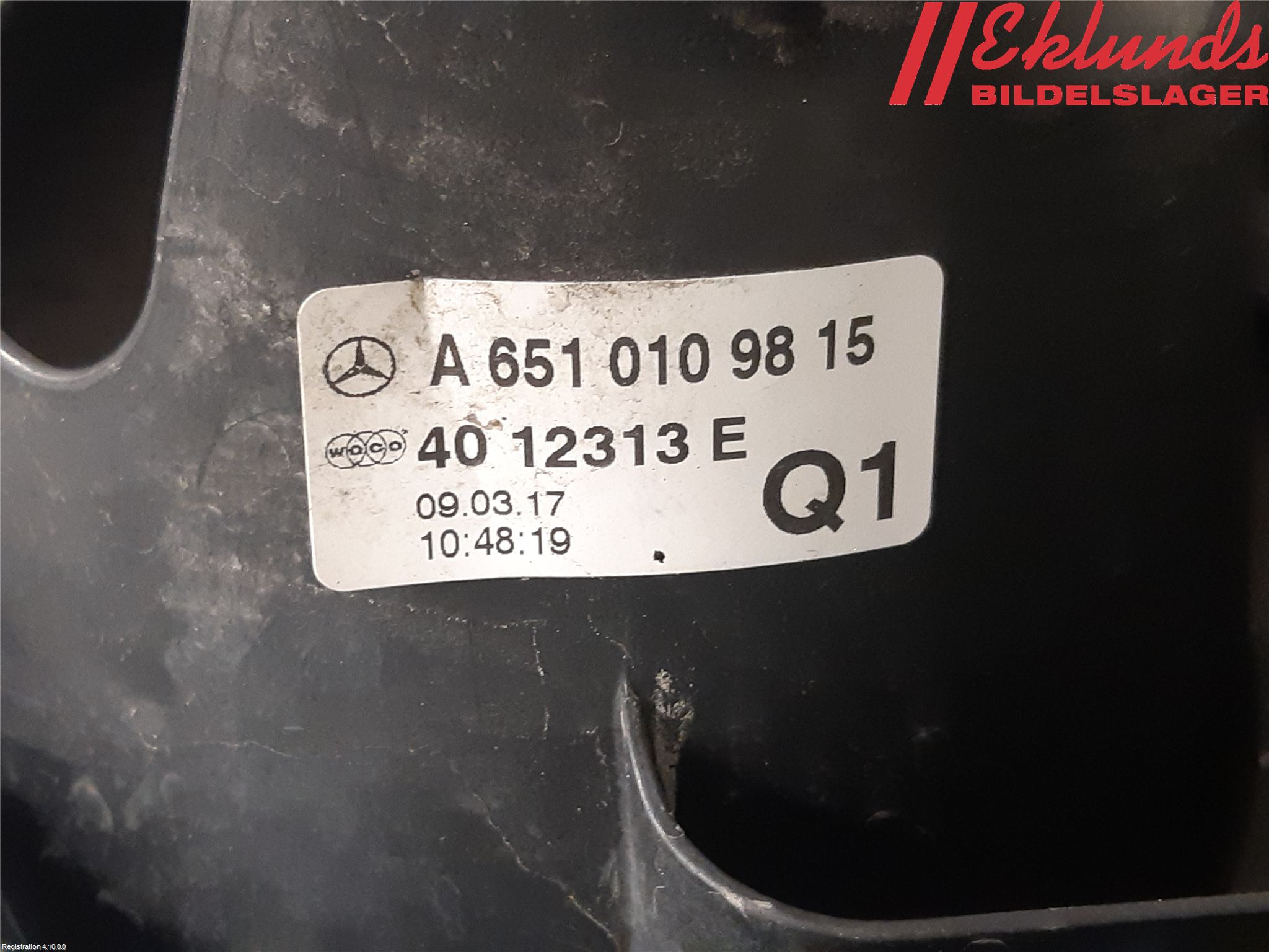 Mercedes-Benz MB CLA-KLASS (C117/X117) 13-19 Motorkåpa