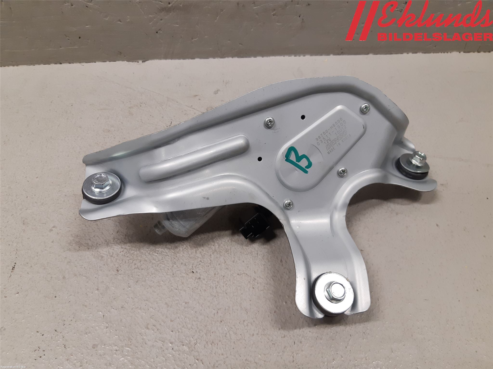 Kia STONIC 18->> Torkarmotor Baklucka