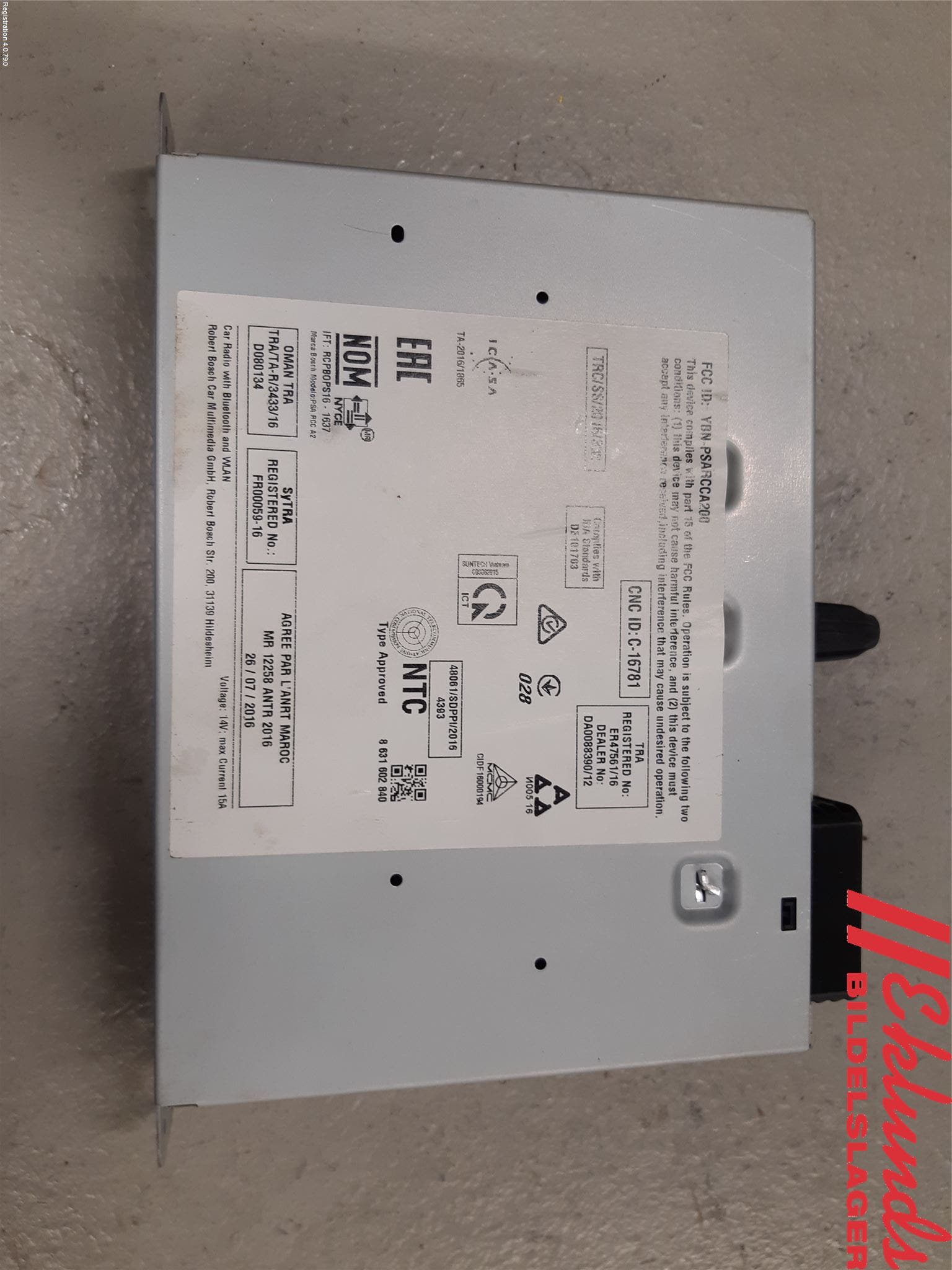 Peugeot EXPERT/E-EXPERT 17- Radio-Stereo Förstärkare