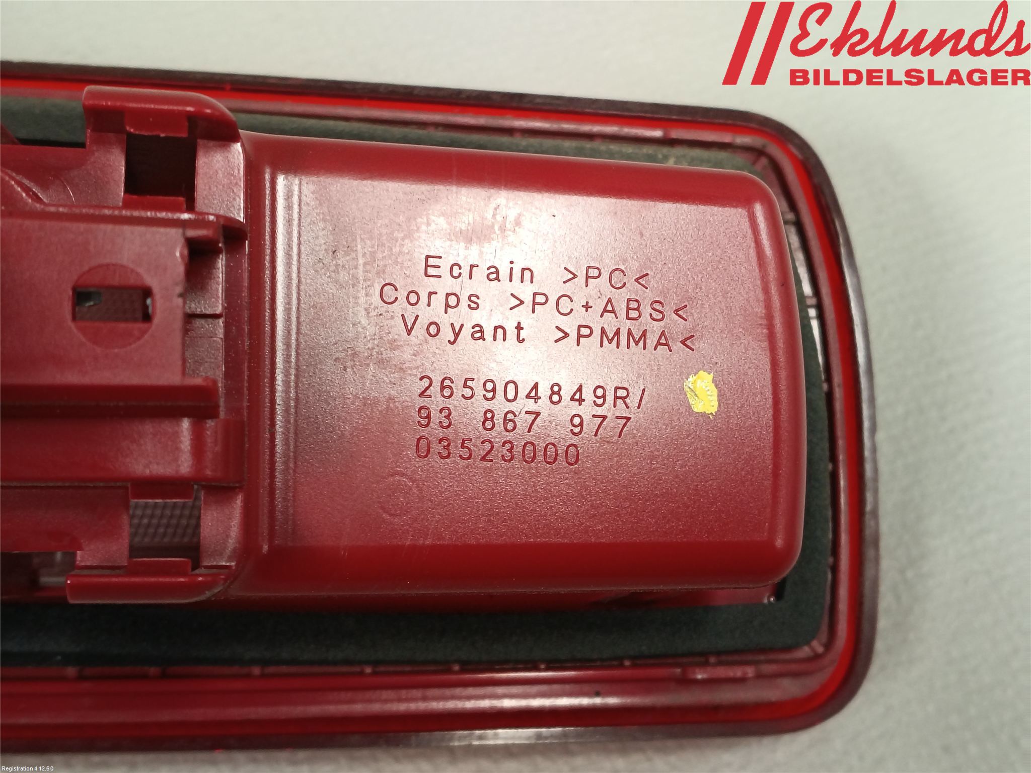 Fiat TALENTO 16- Bromsljus Bakruta