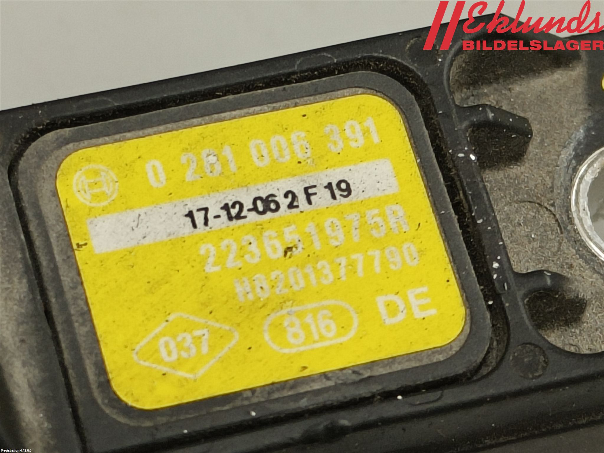 Opel MOVANO B 10-22 Injmappsensor