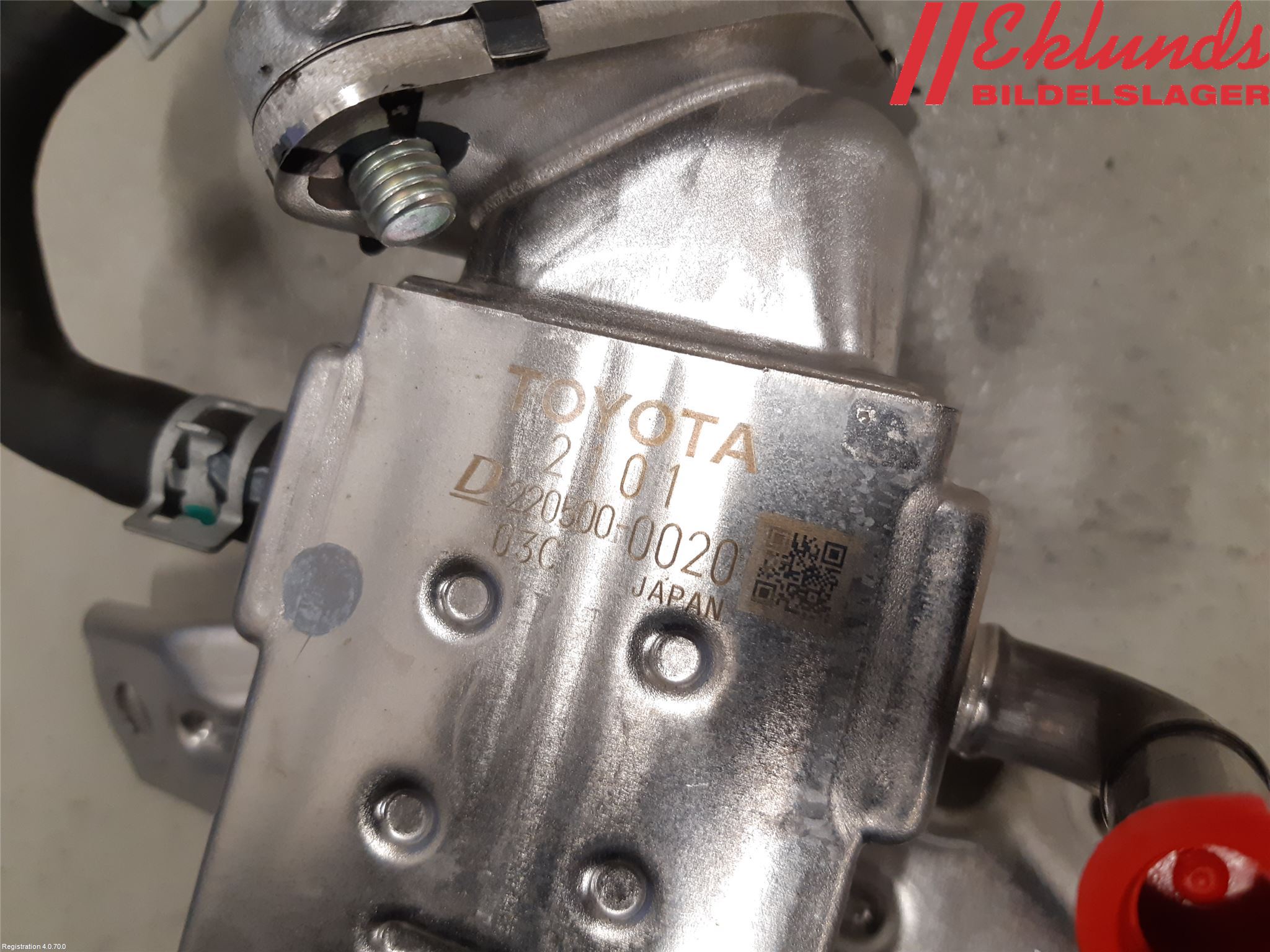 Toyota YARIS XP130 15-20 Egr Ventil