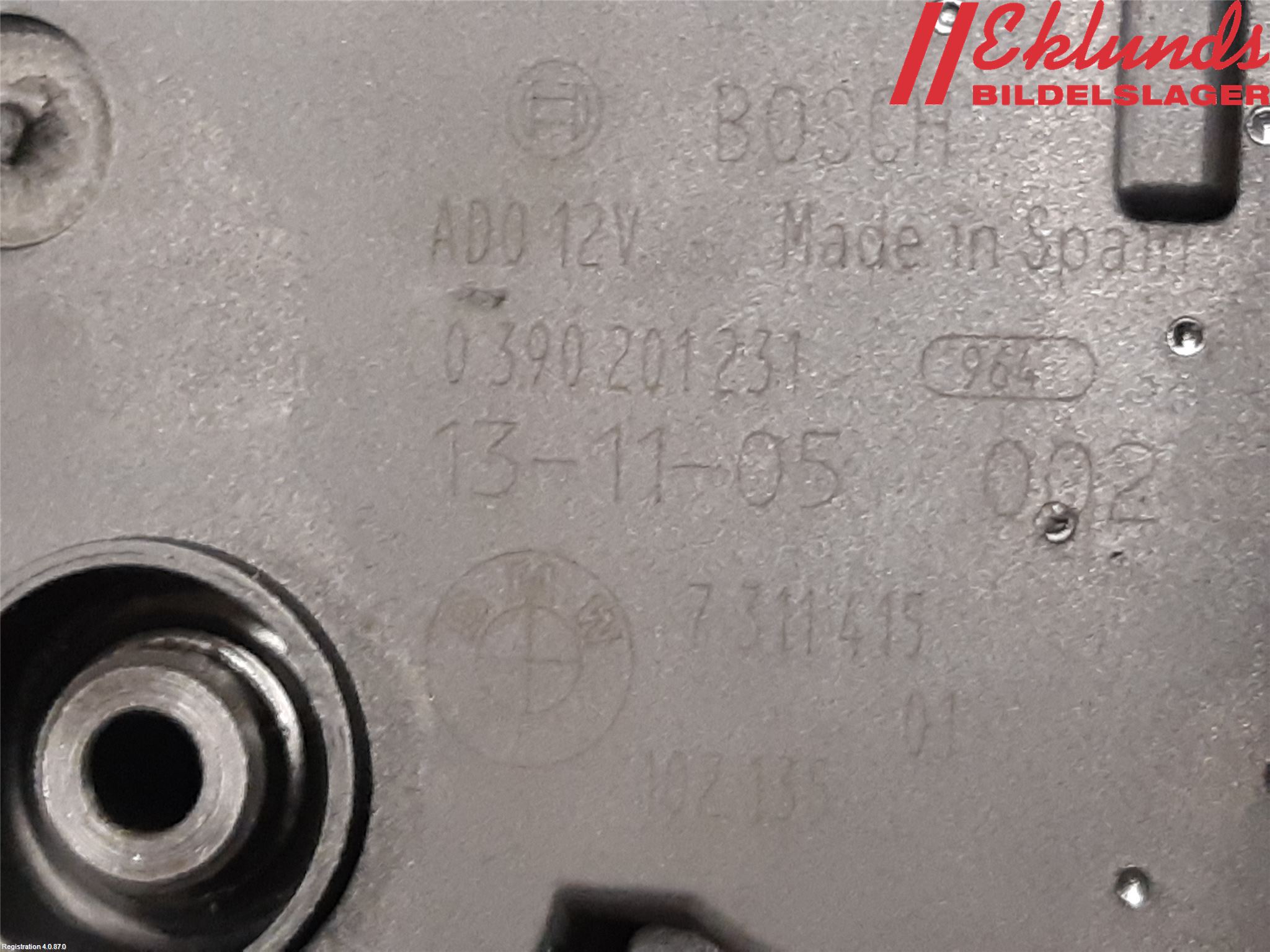 BMW 5 F10/F11/F18 09-17 Torkarmotor Baklucka
