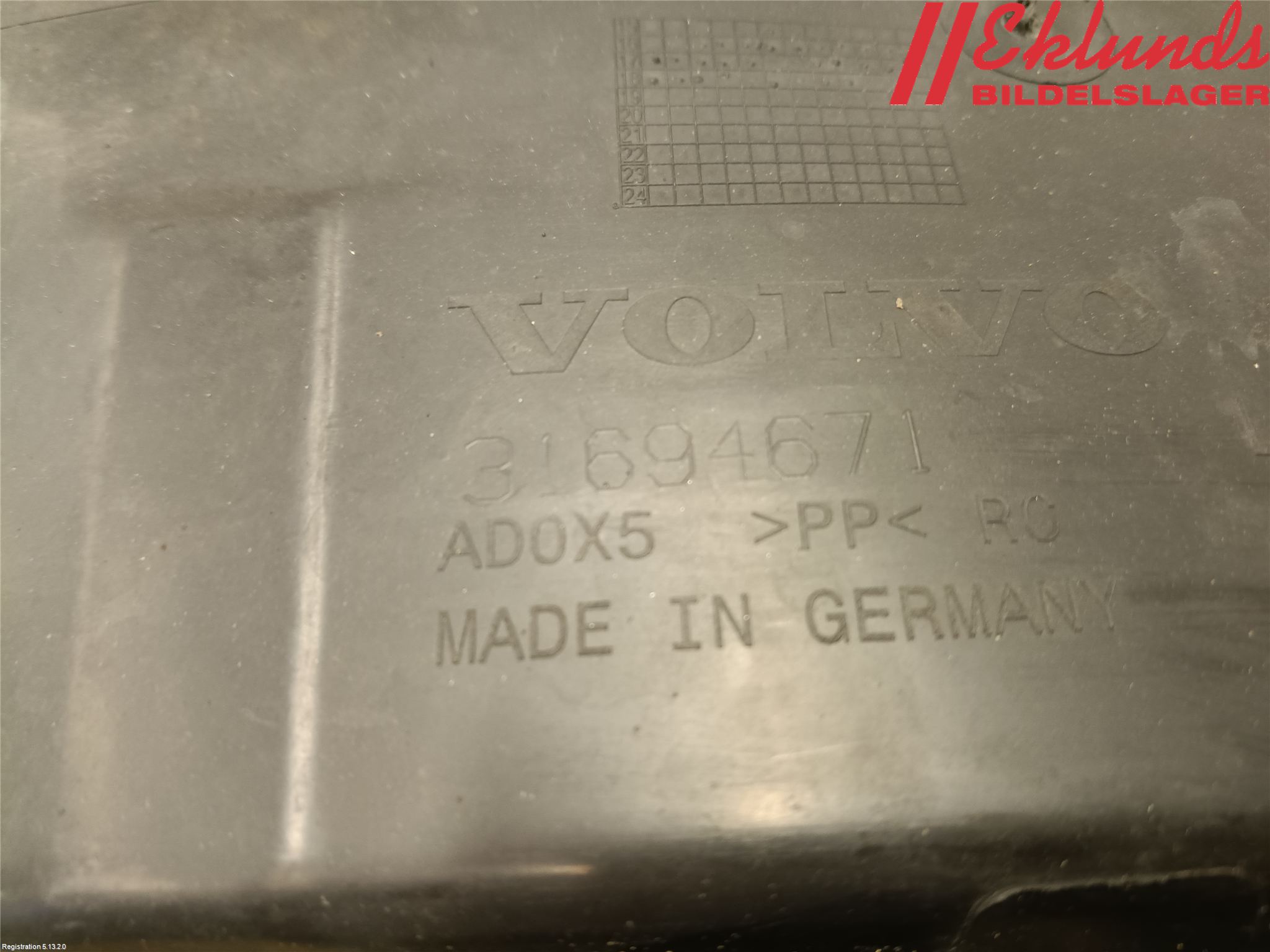 Volvo V90 17->> Skärm Inner
