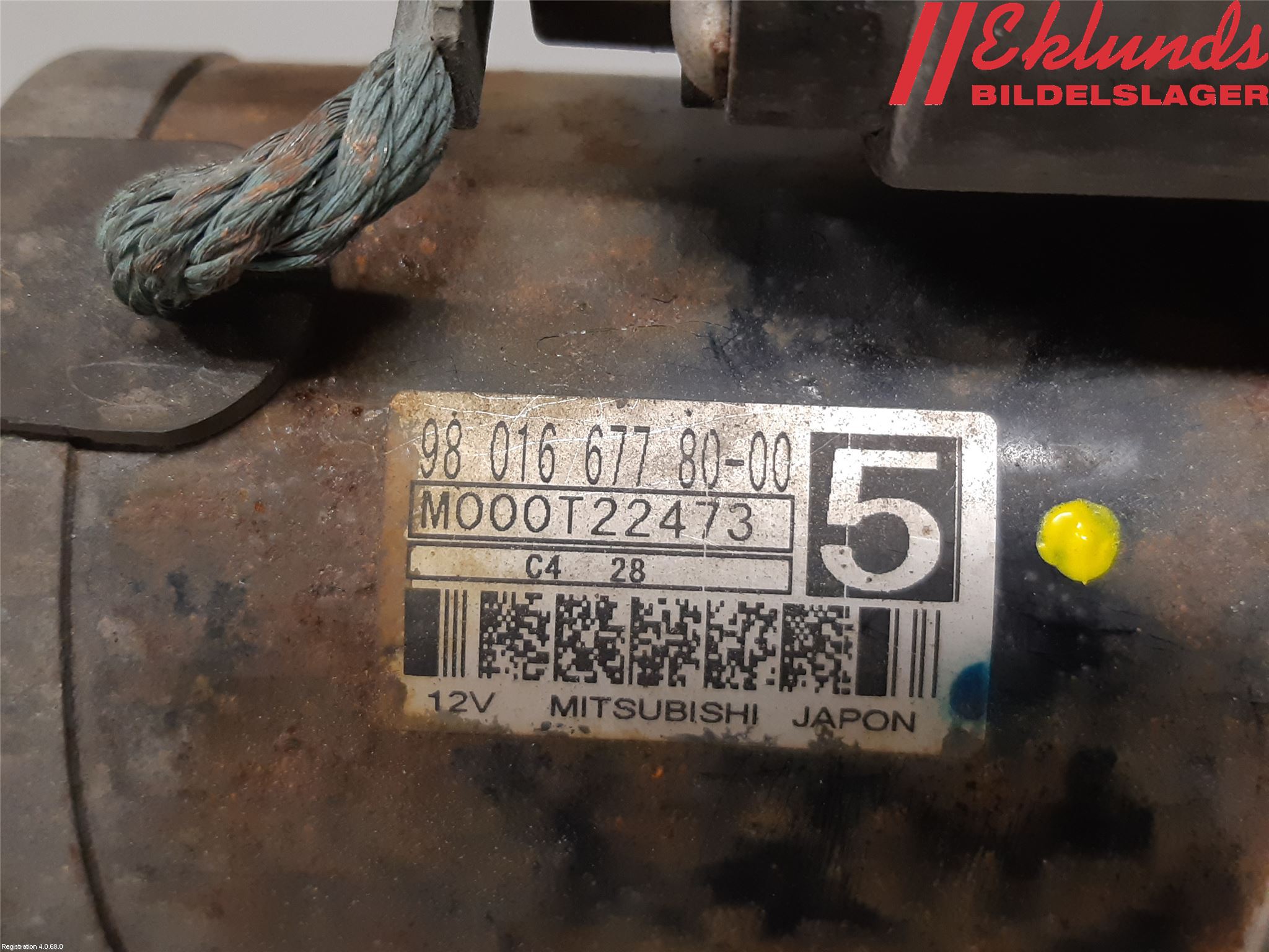 Peugeot 208 12-15 Startmotor Diesel
