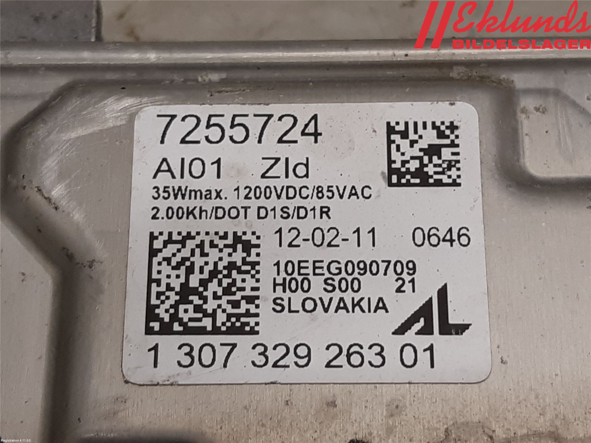 BMW X5 E70 07-13 Styrenhet Strålkastare