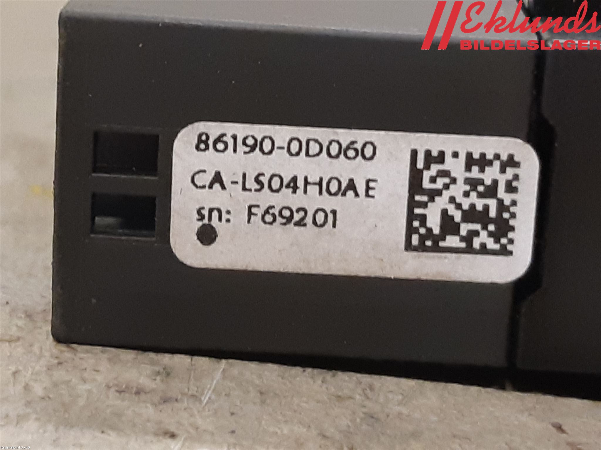 Toyota YARIS XP130 15-20 Usb Connection