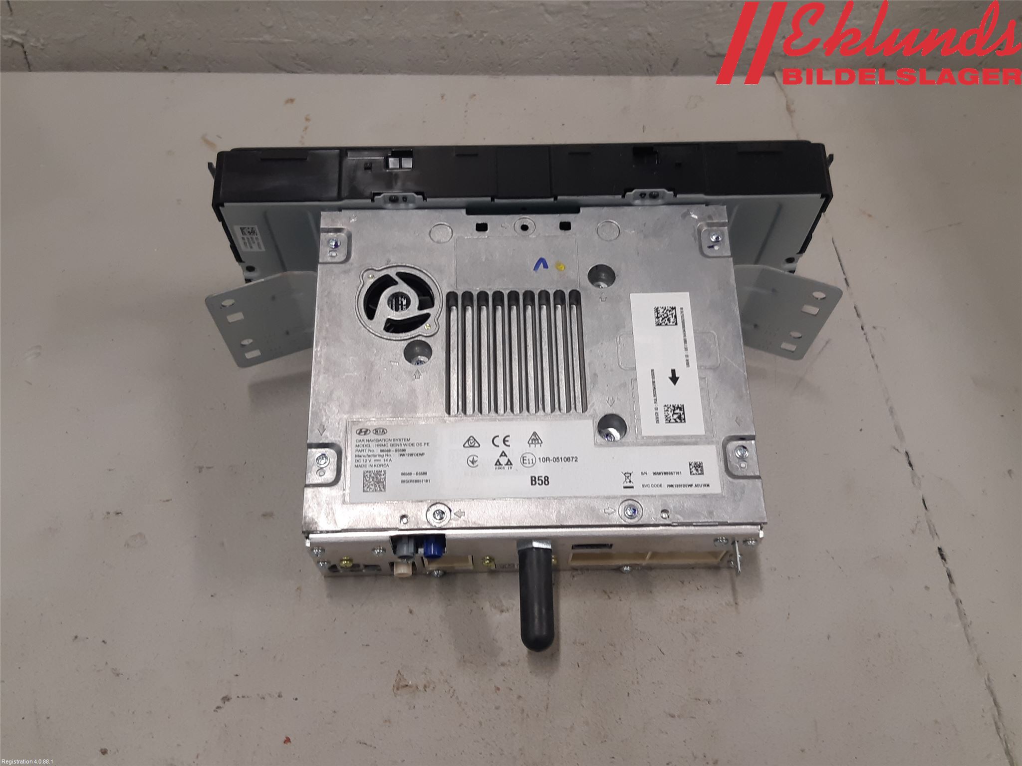 Kia NIRO (DE) 17-22 Multifunktionsdisplay