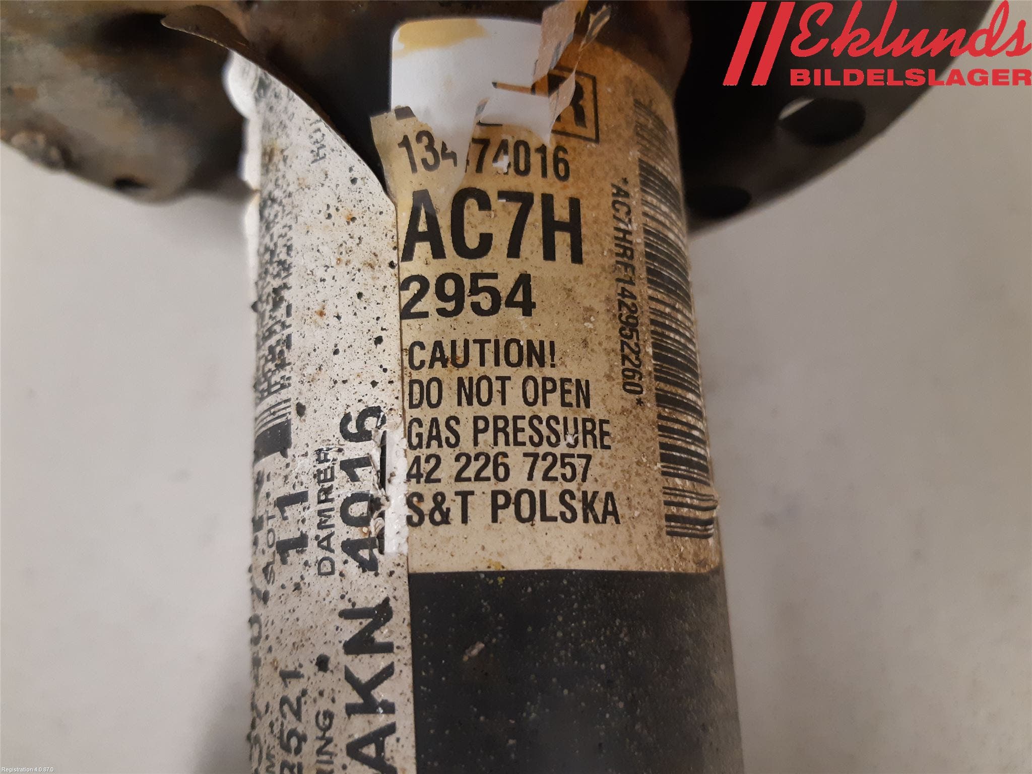 Opel ASTRA J 10-15 Fjäderben Fram Höger