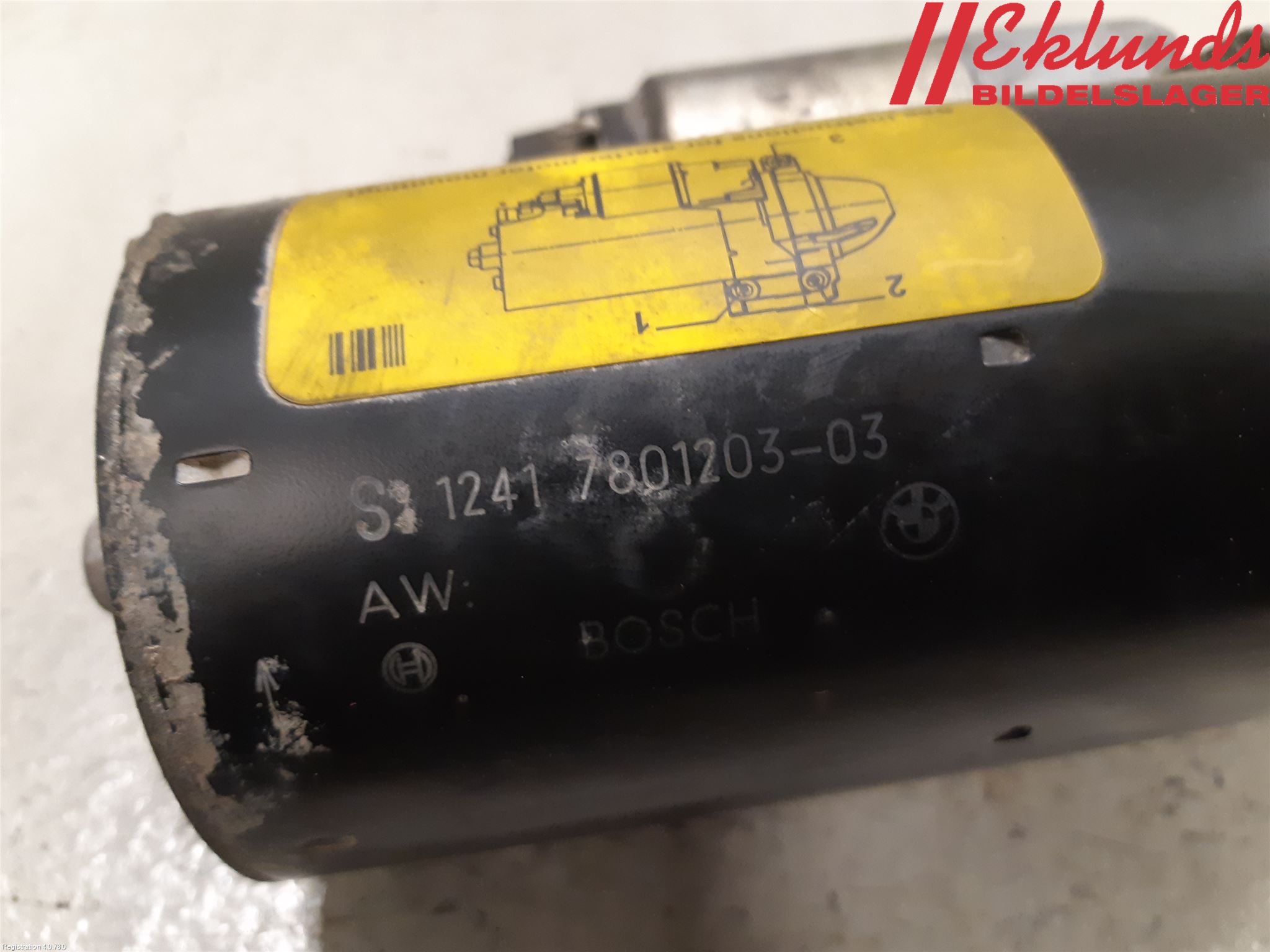 BMW 3 E90/91 SED/TOU 05-12 Startmotor Diesel